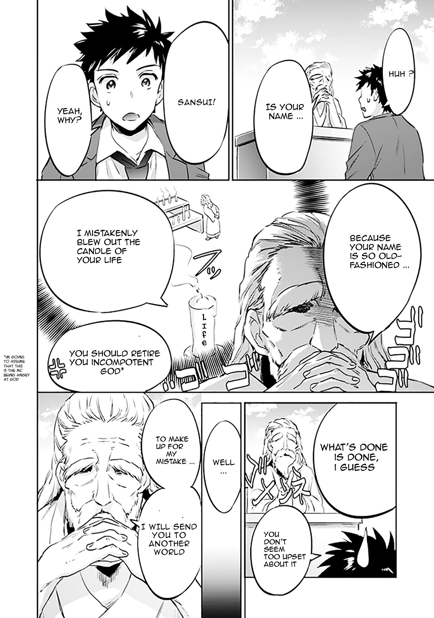 Jimi na Kensei wa Sore Demo Saikyou desu God's Mistake 第9页