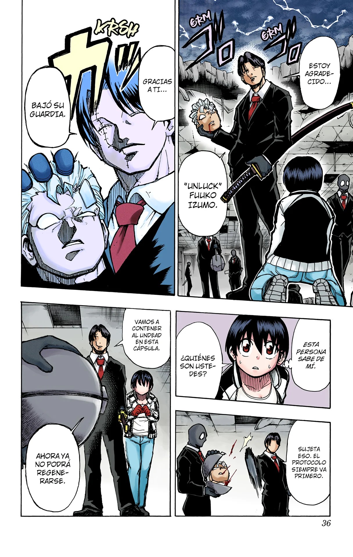 Undead Unluck (Official Colored) Vol. 1 Ch. 1 第37页