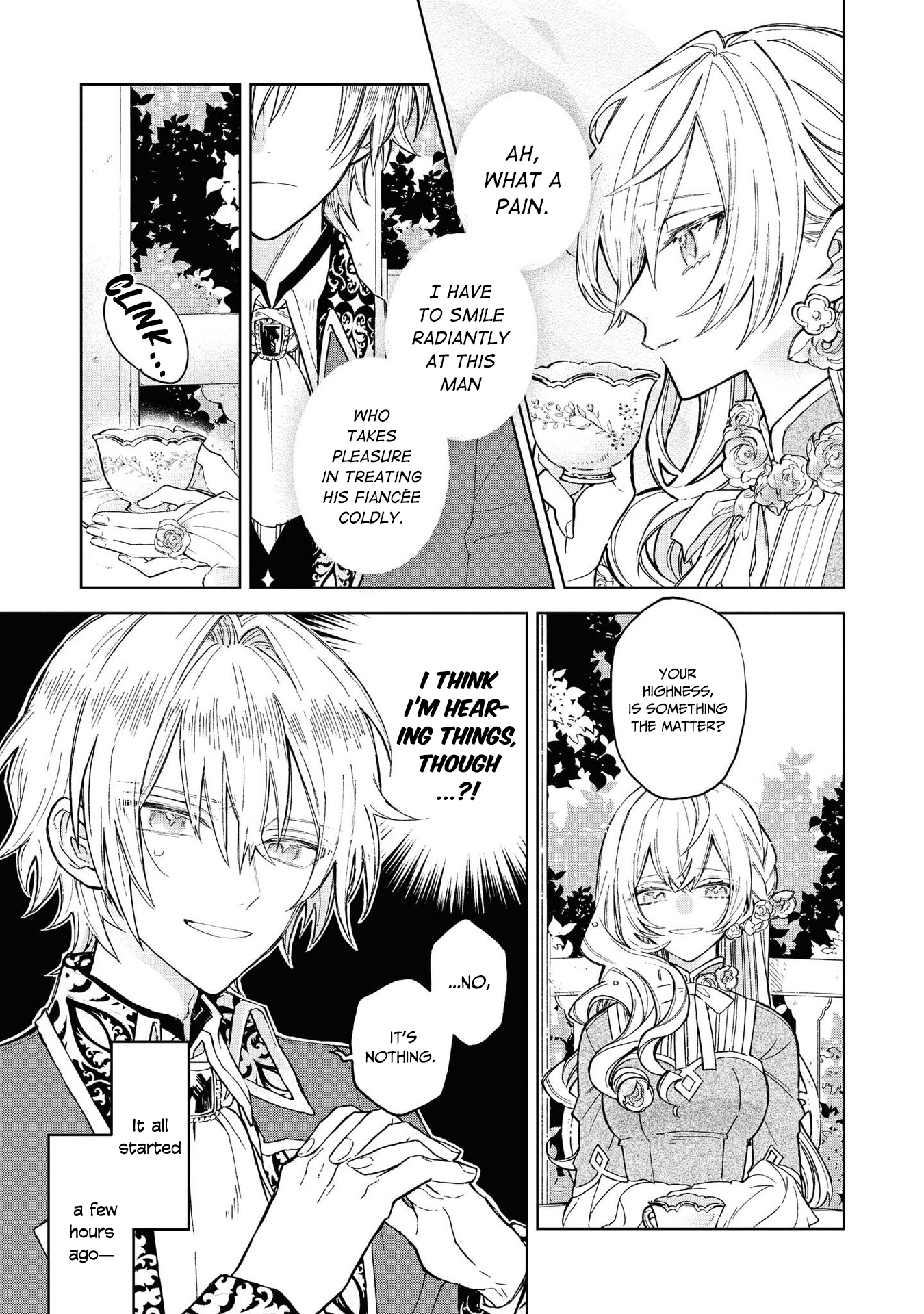 Akuyaku Reijou desu ga, Shiawase ni Natte Misemasu wa! - Anthology Comic One Day, I was Able to Hear the Inner Voice of my Fiancee 第6页