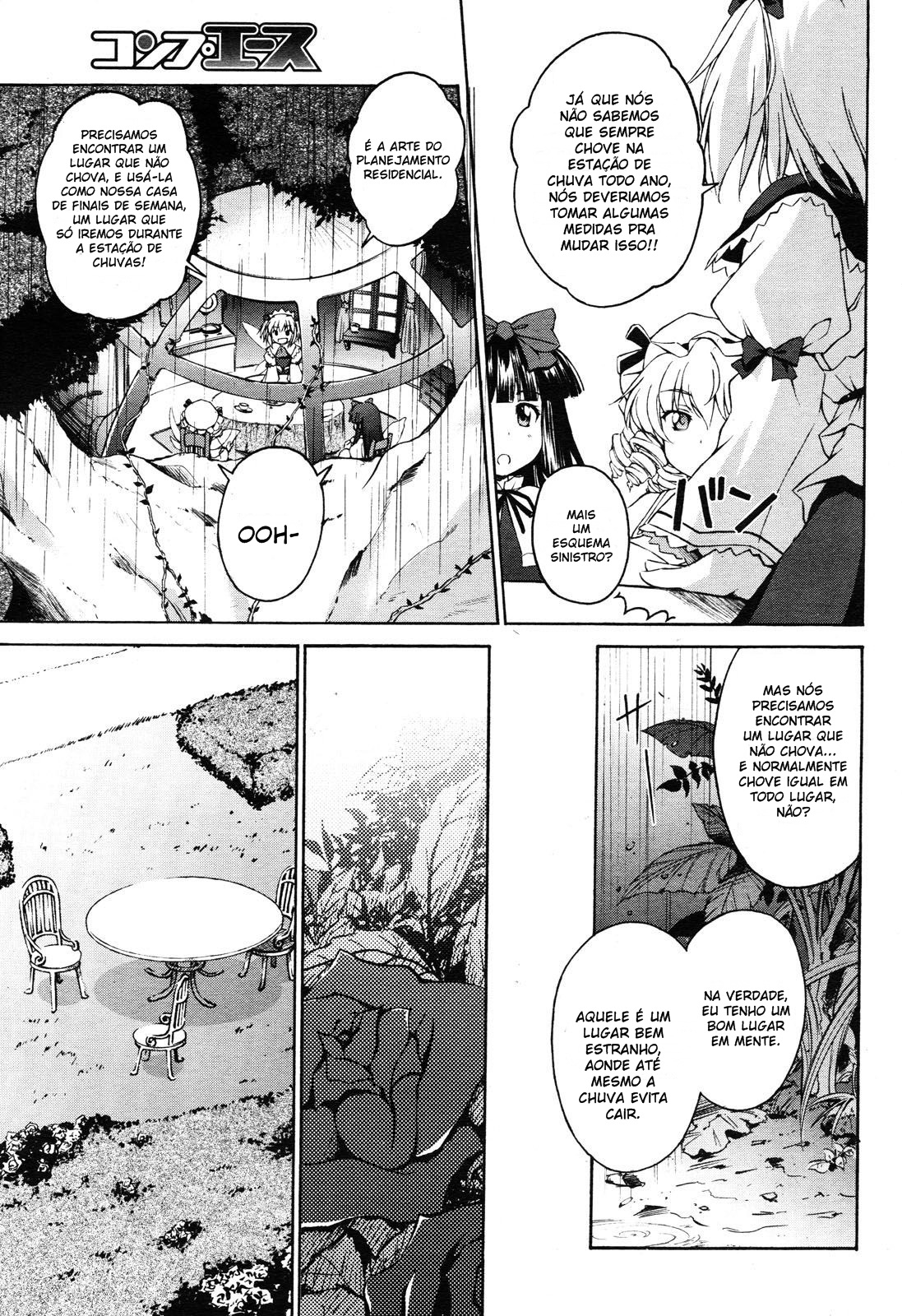 Touhou Sangetsusei ~ Strange and Bright Nature Deity. Vila da Estação das Chuvas 第11页