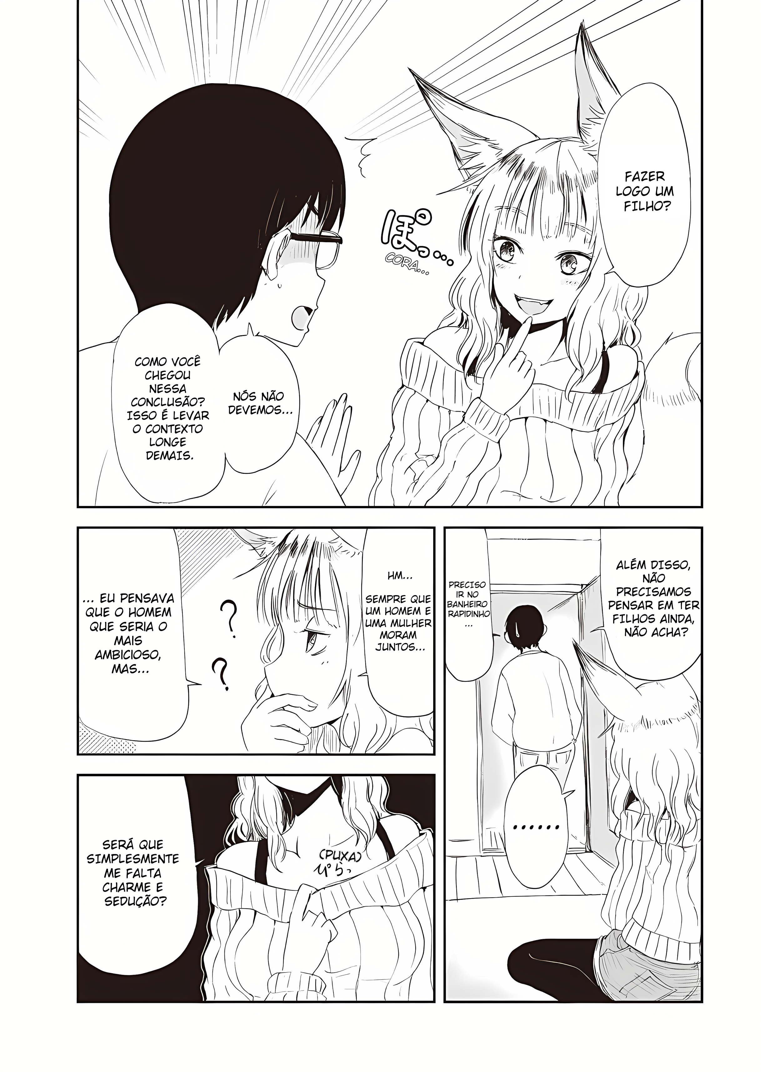 Kitsune no Oyome-chan Quando minha esposa kitsune e eu fomos para um encontro 第9页