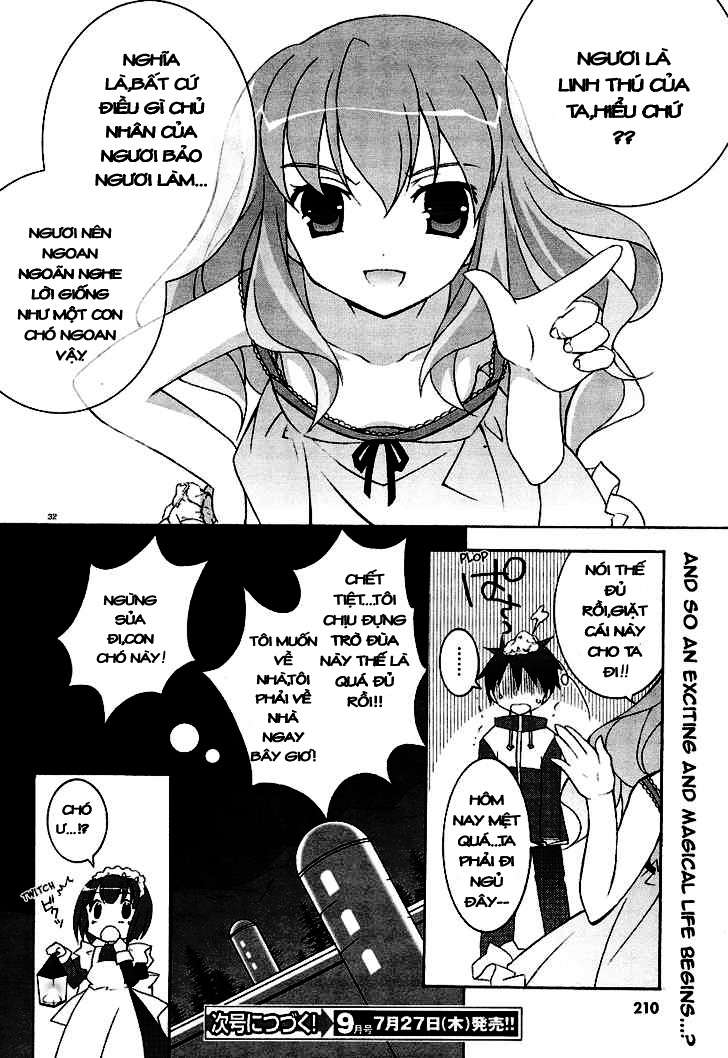 Zero no Tsukaima Tôi là một linh thú 第34页