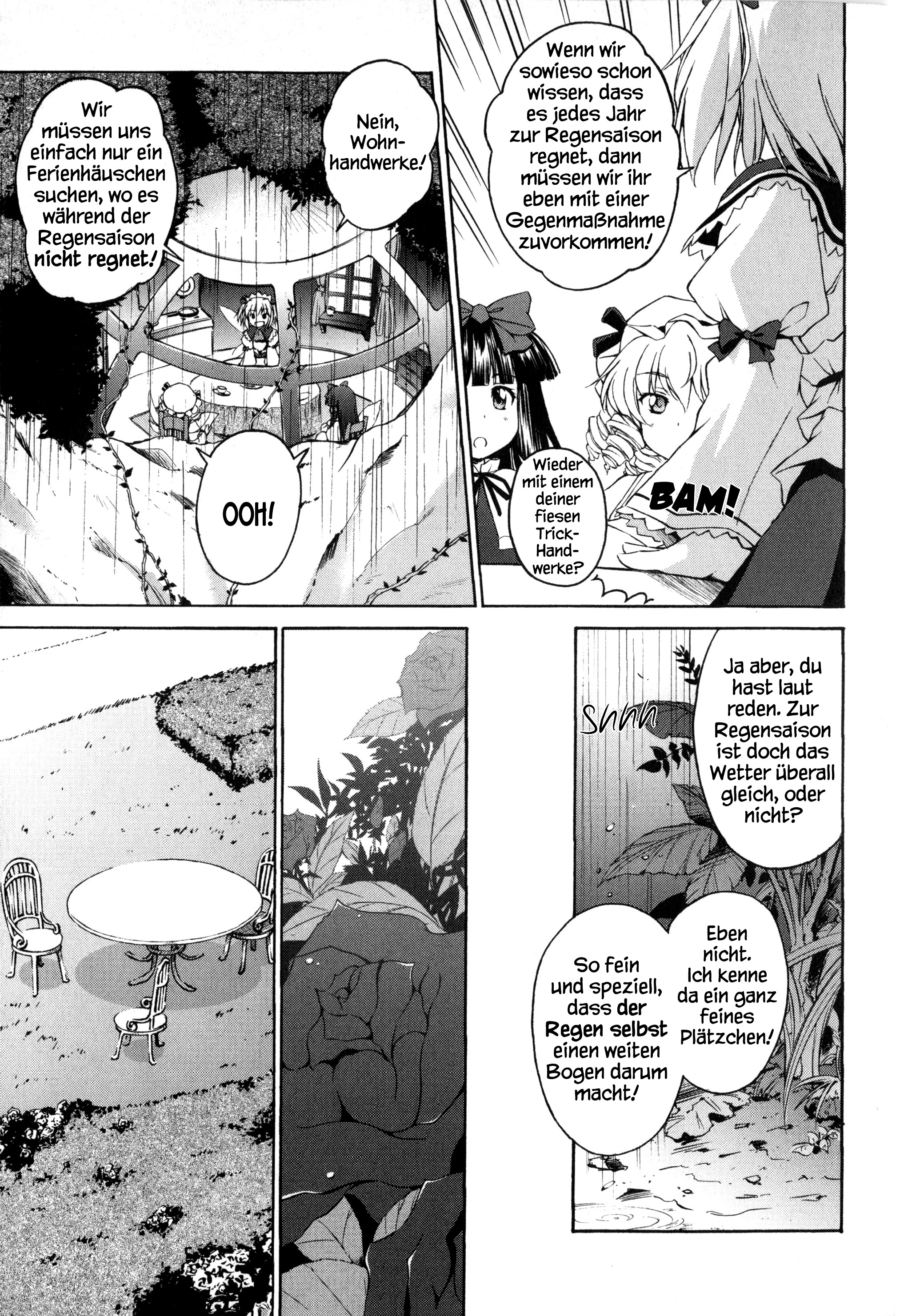 Touhou Sangetsusei ~ Strange and Bright Nature Deity. Ein Ferienhaus für die Regensaison 第7页