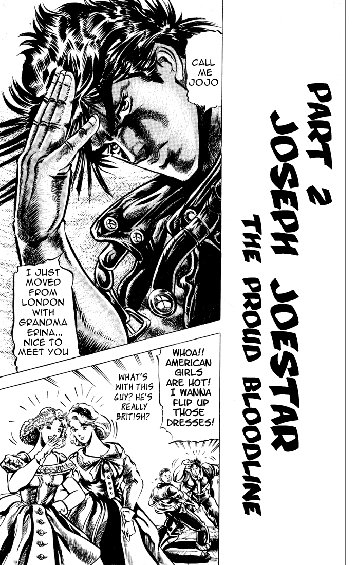 JoJo's Bizarre Adventure Part 2 - Battle Tendency Joseph Joestar of New York, Part 1 第18页