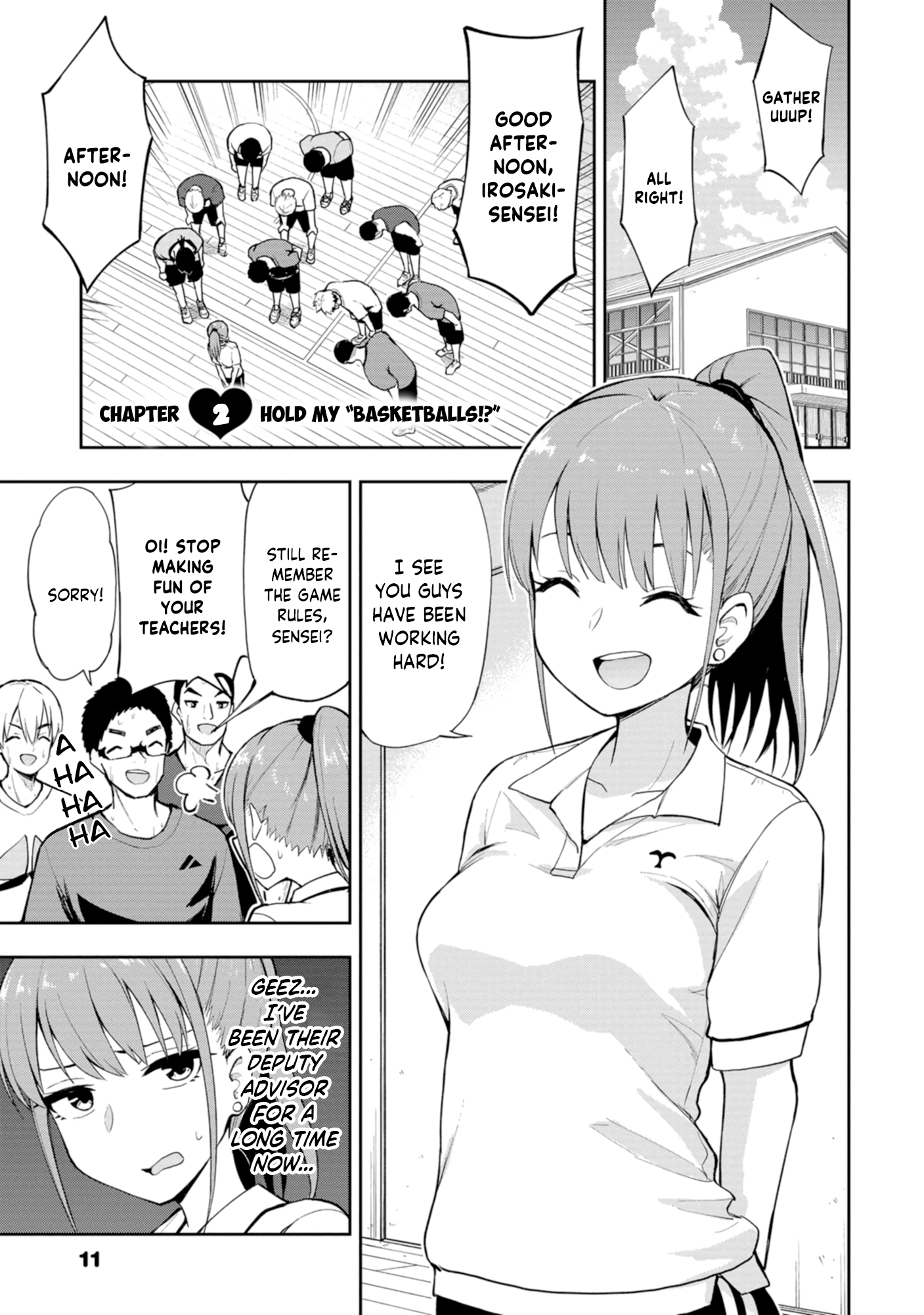 Mousou Sensei Hold My "Basketballs!?" 第1页