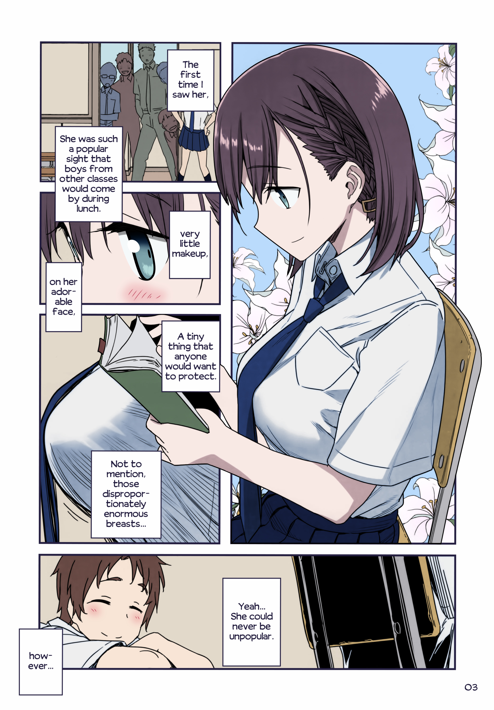 Getsuyoubi no Tawawa (Twitter Webcomic) (Fan Colored) Part II: Bonus - Comiket 90 Special Edition 第3页