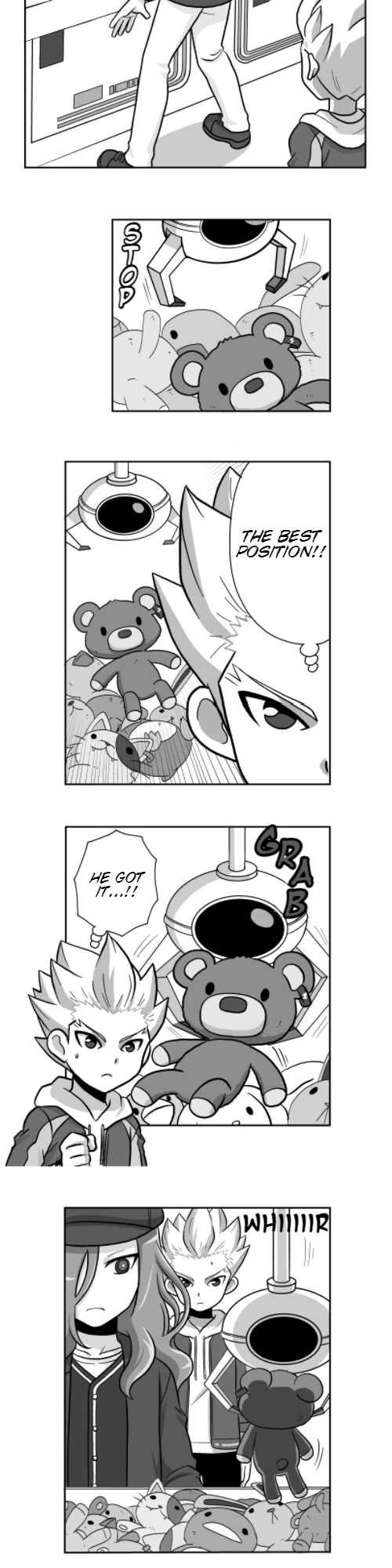 HonoSuto!: Gouenji no Hitorigoto Kumazou and Gouenji 第4页