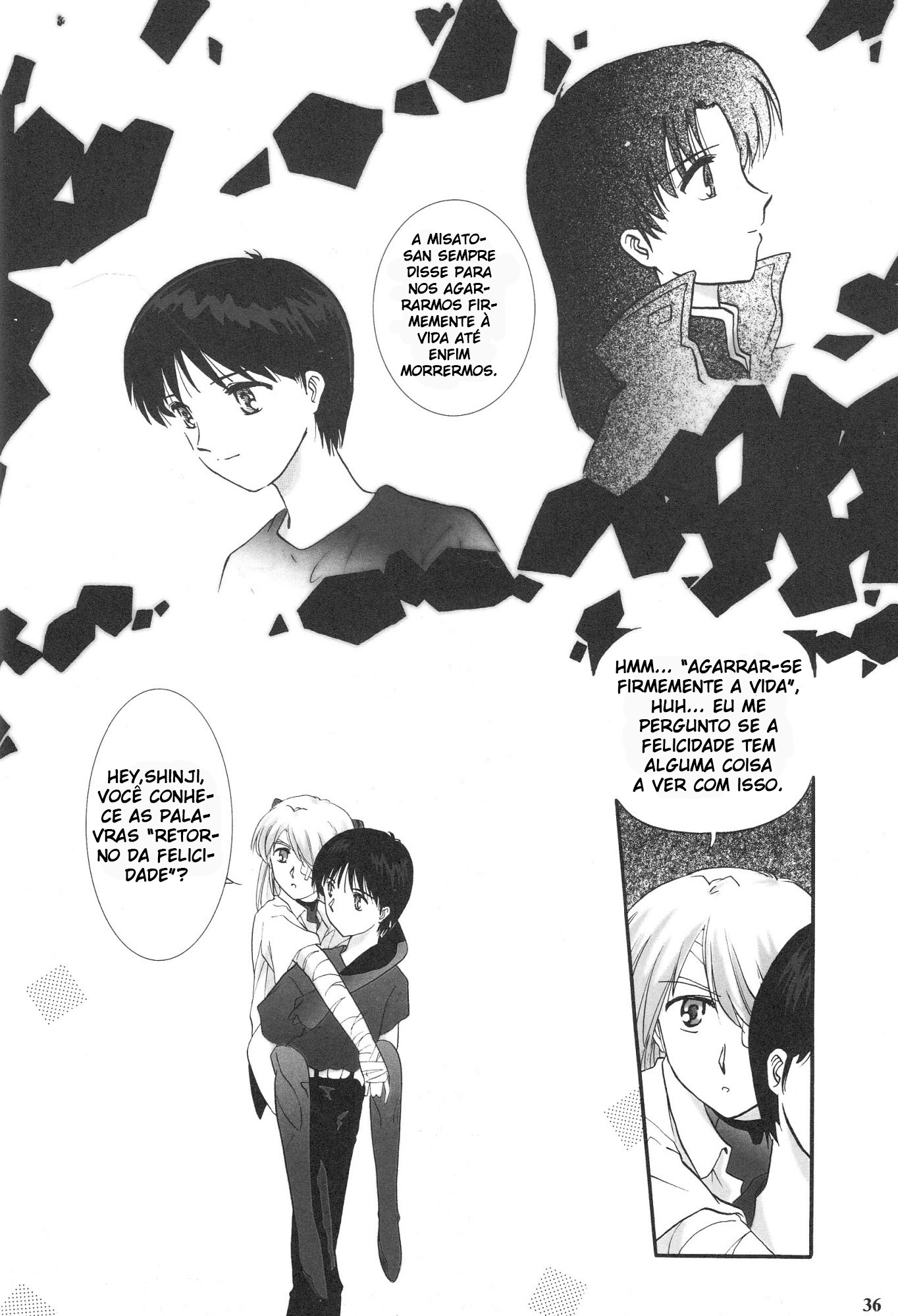Shin Seiki Evangelion - Epilogue of Evangelion (Doujinshi) O retorno da felicidade 第3页