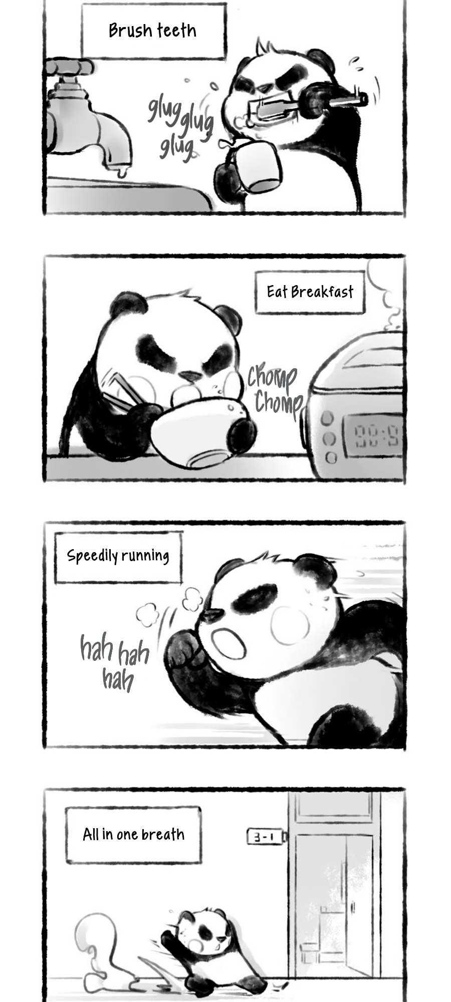 Busy Panda Arriving Early 第3页