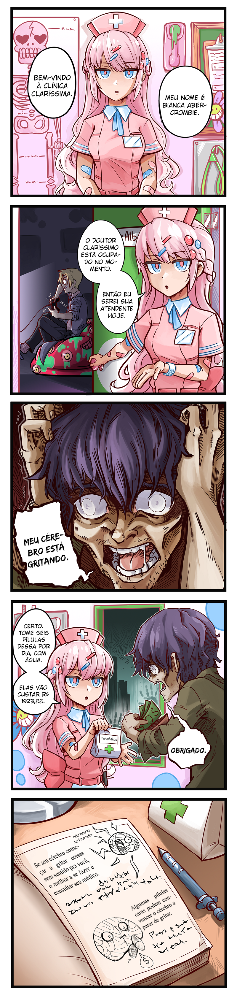 Clinic of Horrors (Canvas) Cérebro Gritando 第3页