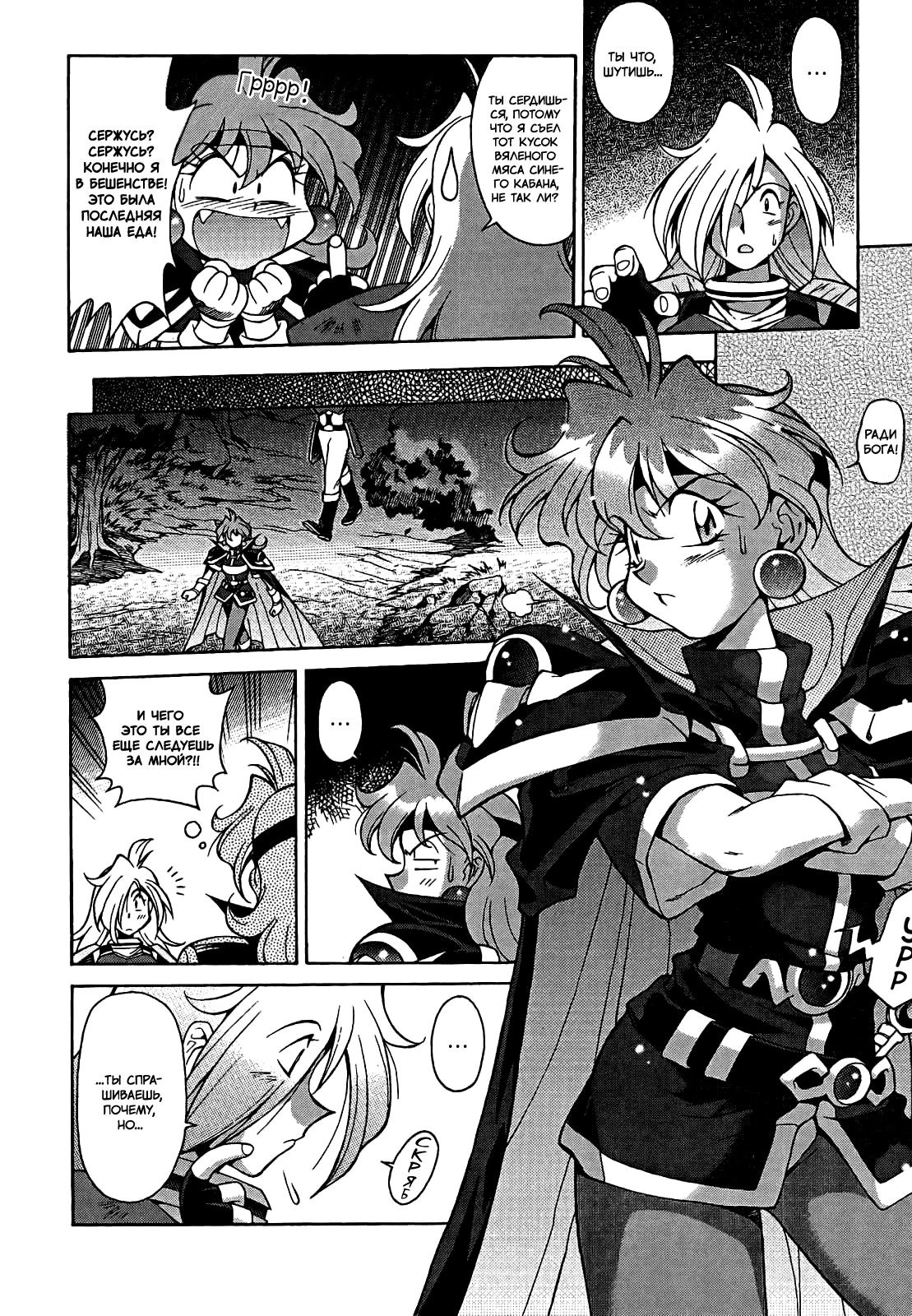 Slayers - Suiryuuou no Kishi УНЕСЕННЫЕ ВОЛНАМИ. Что это за место? 第10页