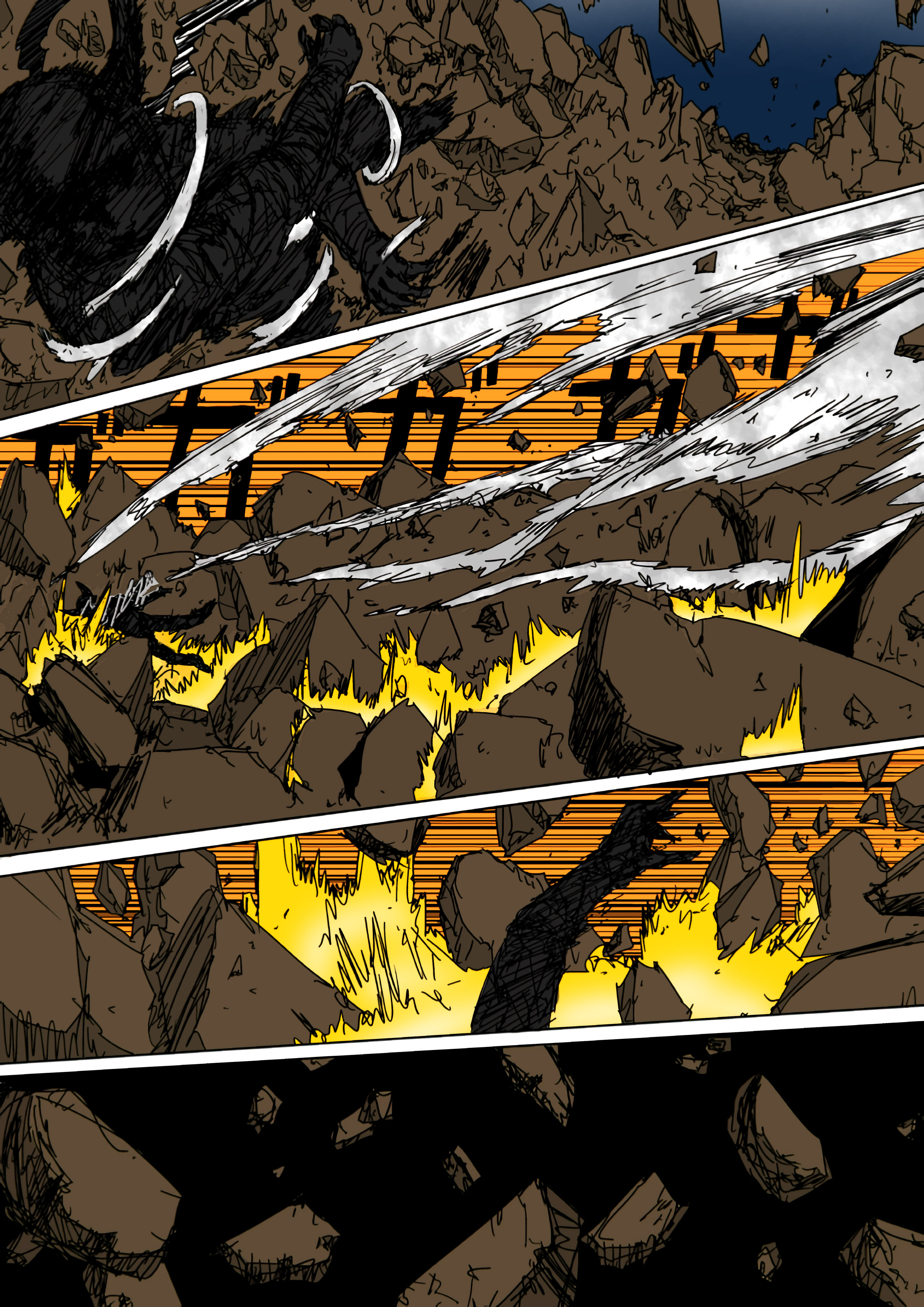 One Punch-Man (Webcomic) (Fan Colored) Garou Vs Saitama - Parte 1 第10页