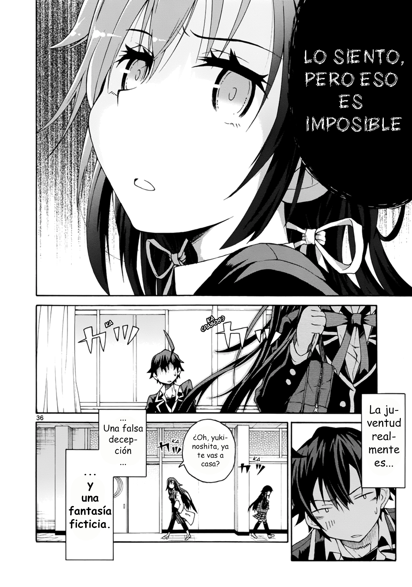 Yahari Ore no Seishun Love Come wa Machigatteiru @comic ...De todos modos, Hachiman Hikigaya esta podrido. 第34页