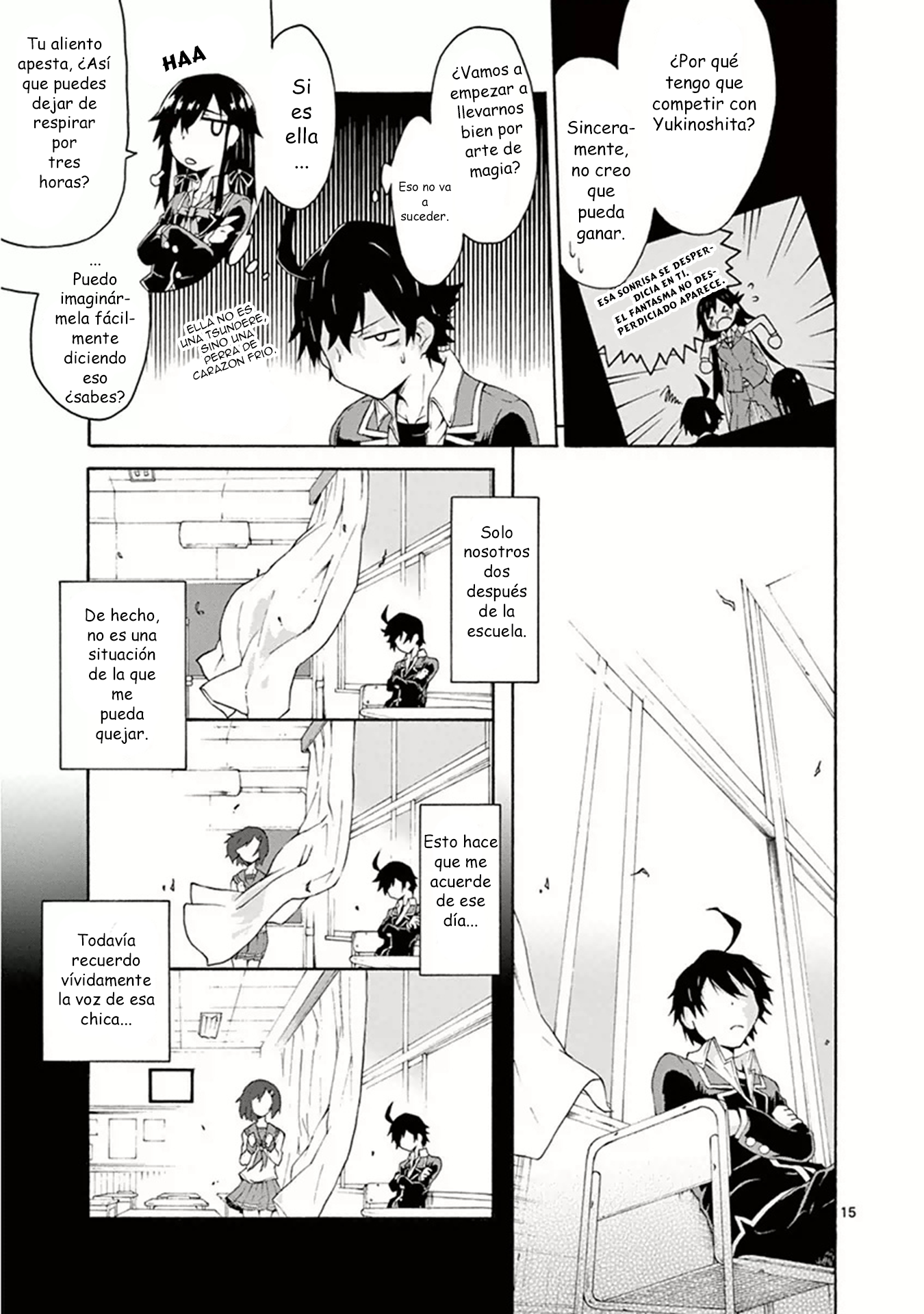 Yahari Ore no Seishun Love Come wa Machigatteiru @comic ...Yukino Yukinoshita siempre se mantiene firme 第15页