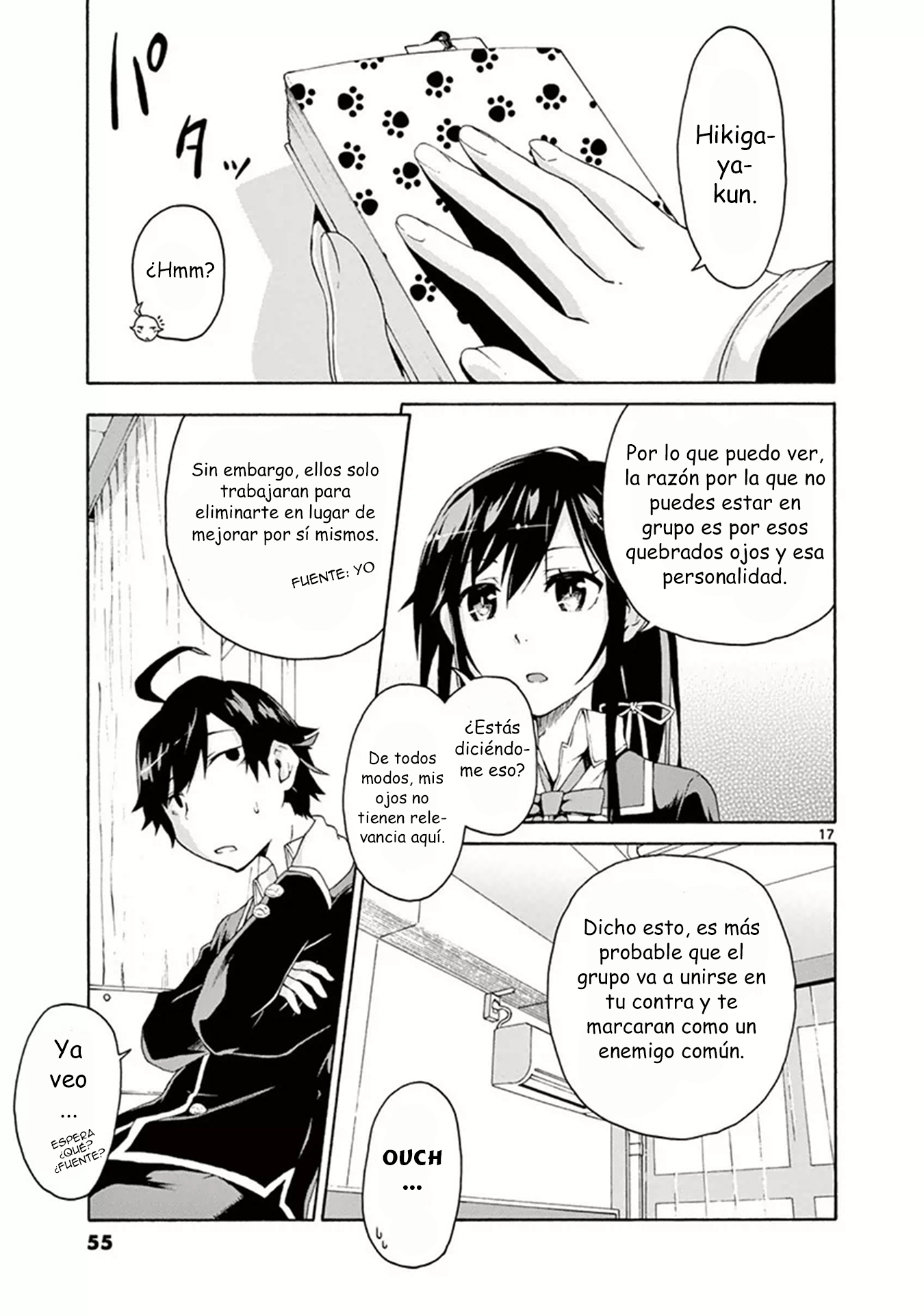Yahari Ore no Seishun Love Come wa Machigatteiru @comic ...Yukino Yukinoshita siempre se mantiene firme 第17页