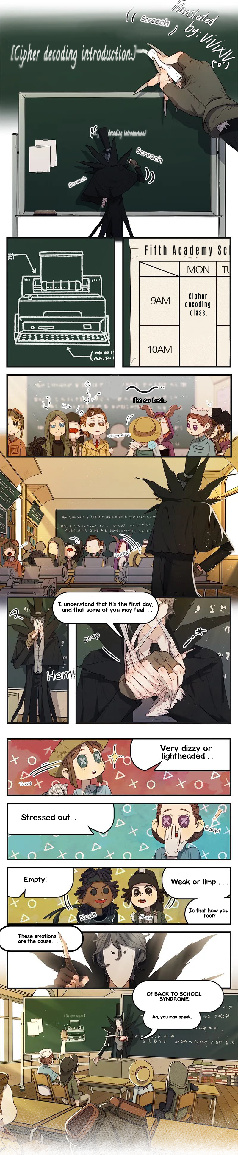 Identity V academy Back to school syndrome 第1页