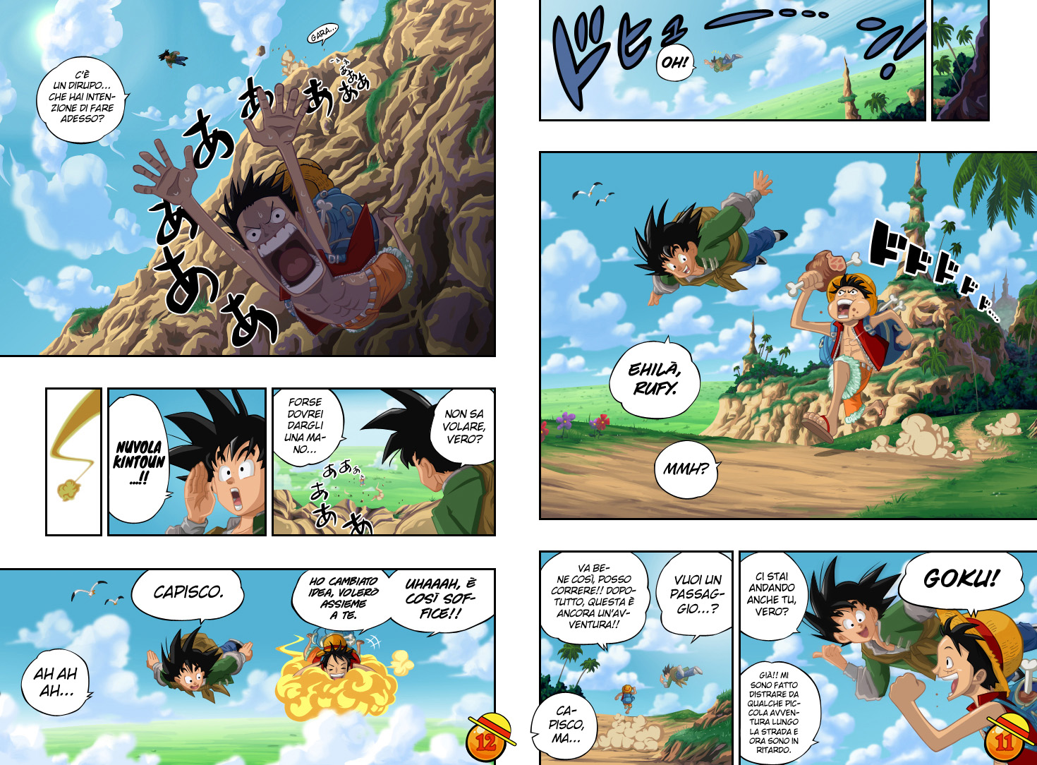 Dragon Ball X One Piece - Cross Epoch Oneshot (Digital Colored) 第6页
