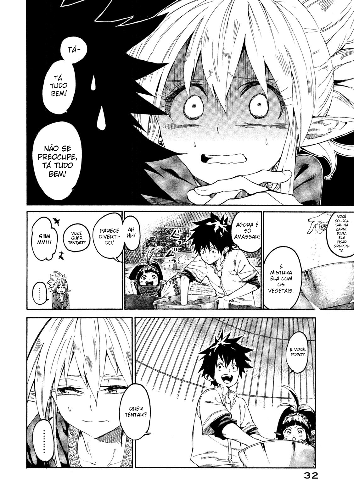 Mazumeshi Elf to Yuuboku gurashi A porta que leva as campinas 第31页