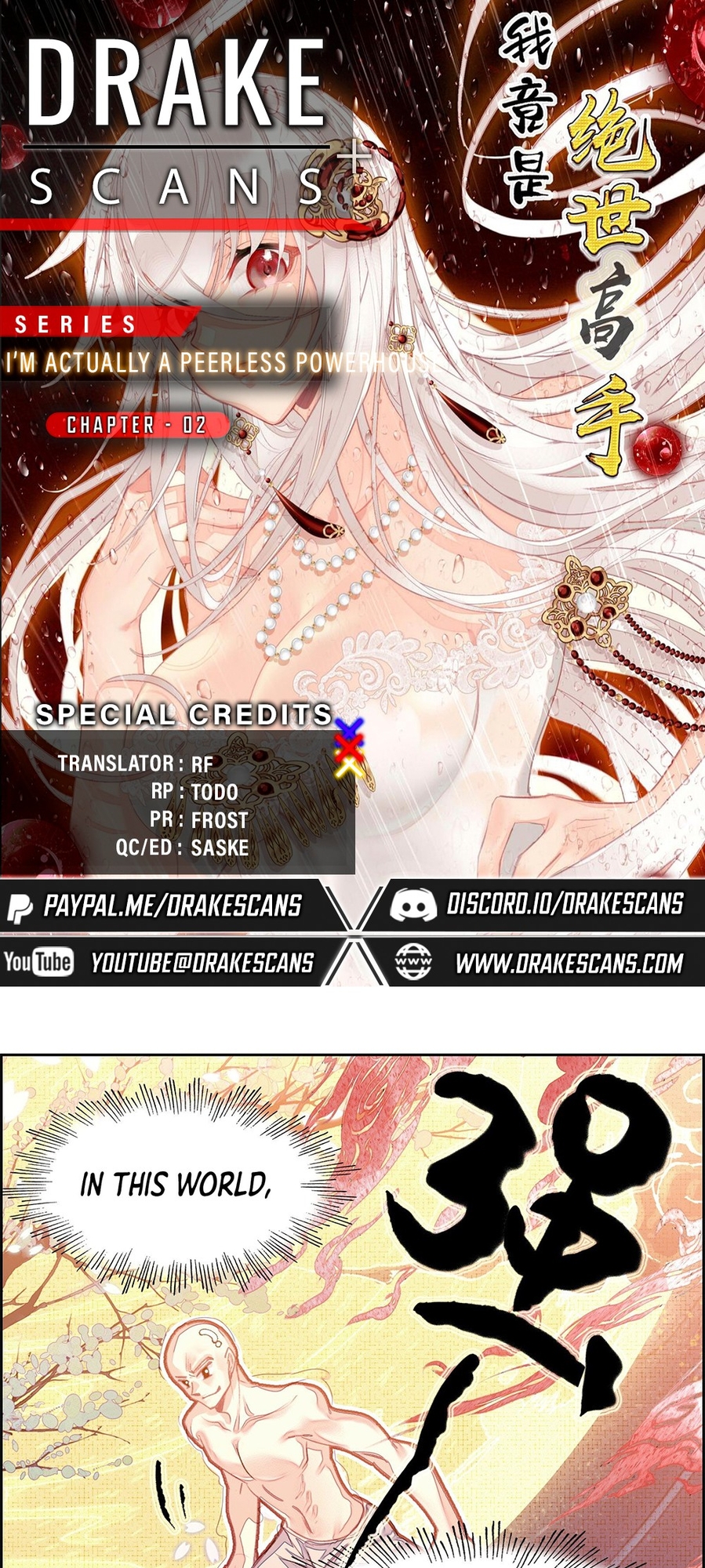 I'm Actually a Peerless Powerhouse Ch. 2 第1页
