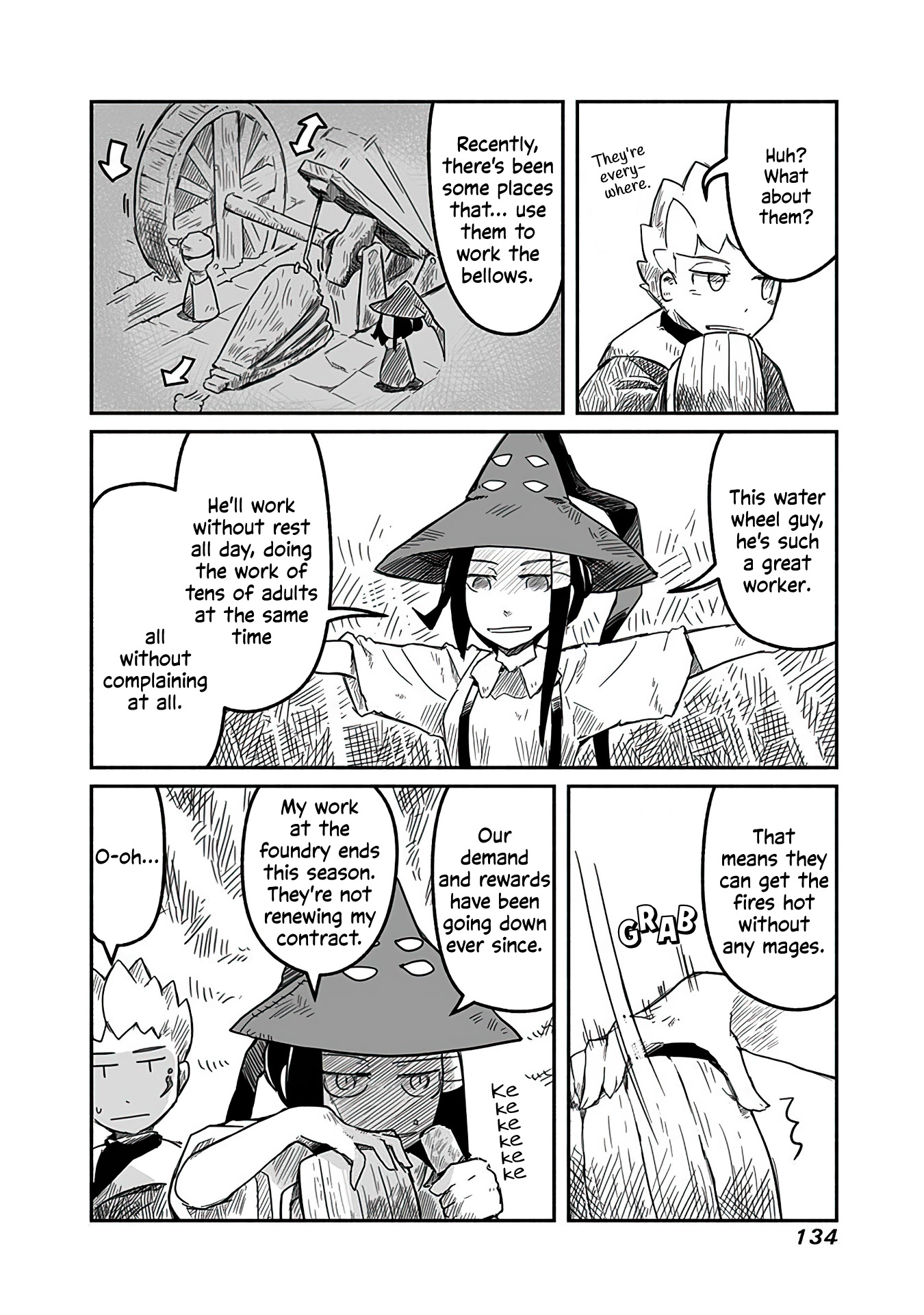 Ryuu to Yuusha to Haitatsunin Mages, Labor, and the Courier 第12页