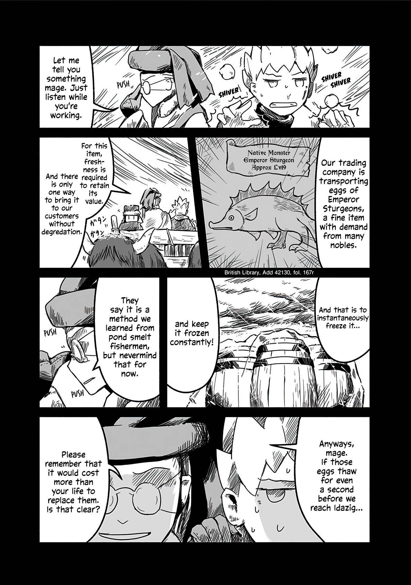 Ryuu to Yuusha to Haitatsunin Mages, Labor, and the Courier 第9页