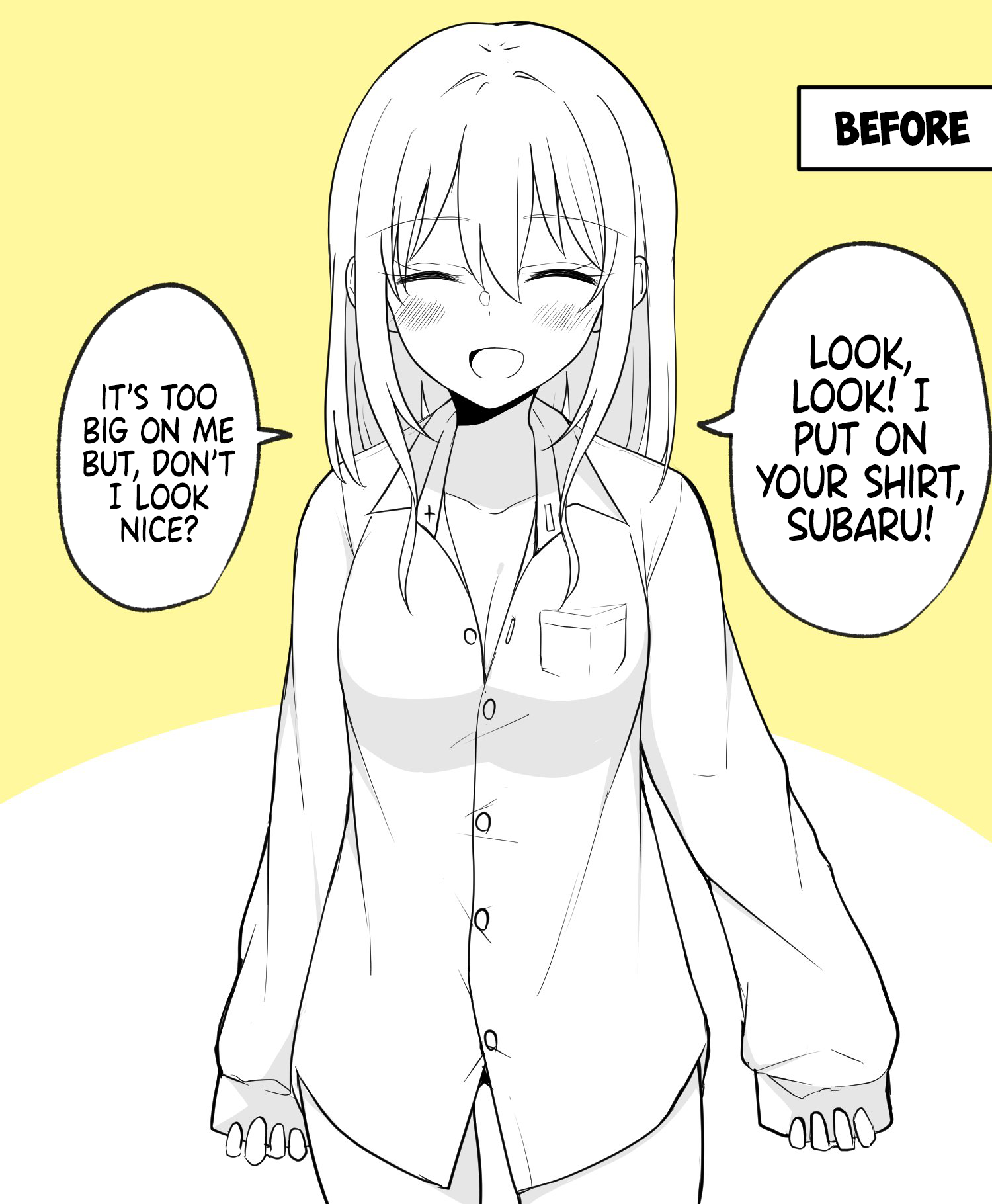 Daily Life of a Couple in Which the Boyfriend Became a Girl One Day Borrowed Clothes 第1页
