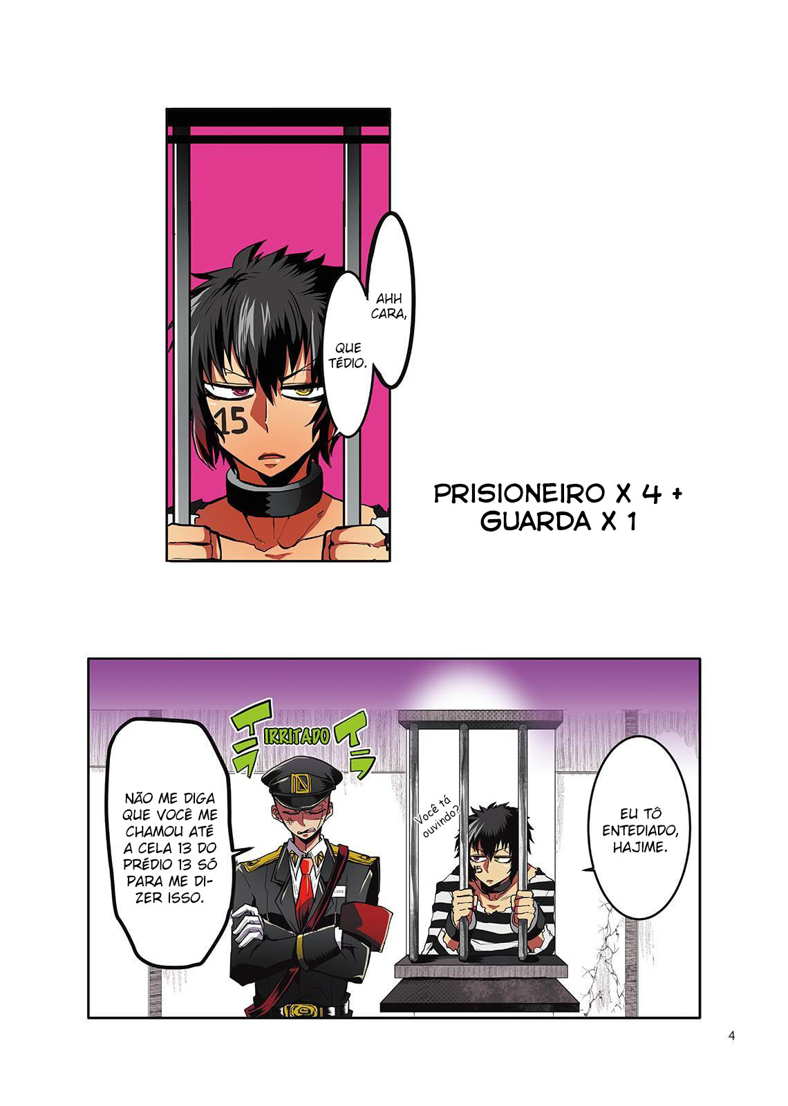 Nanbaka Prisioneiro X 4 + Guarda X 1 第4页
