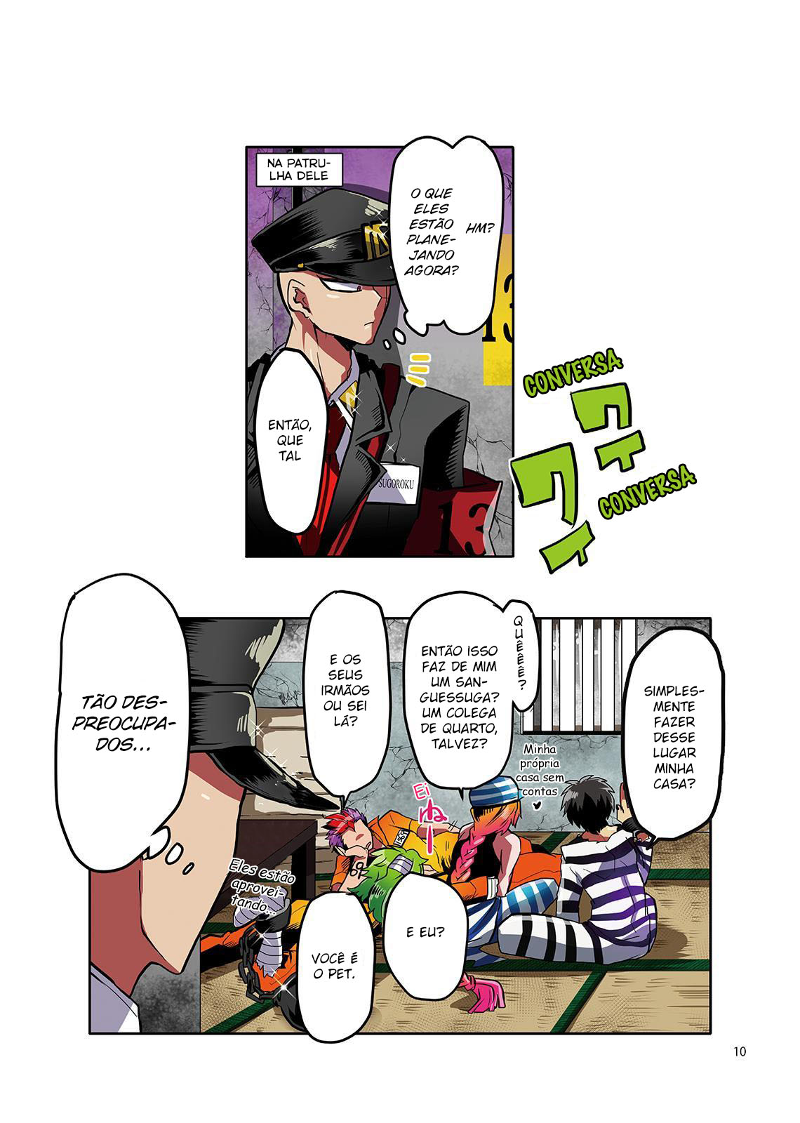 Nanbaka Prisioneiro X 4 + Guarda X 1 第10页