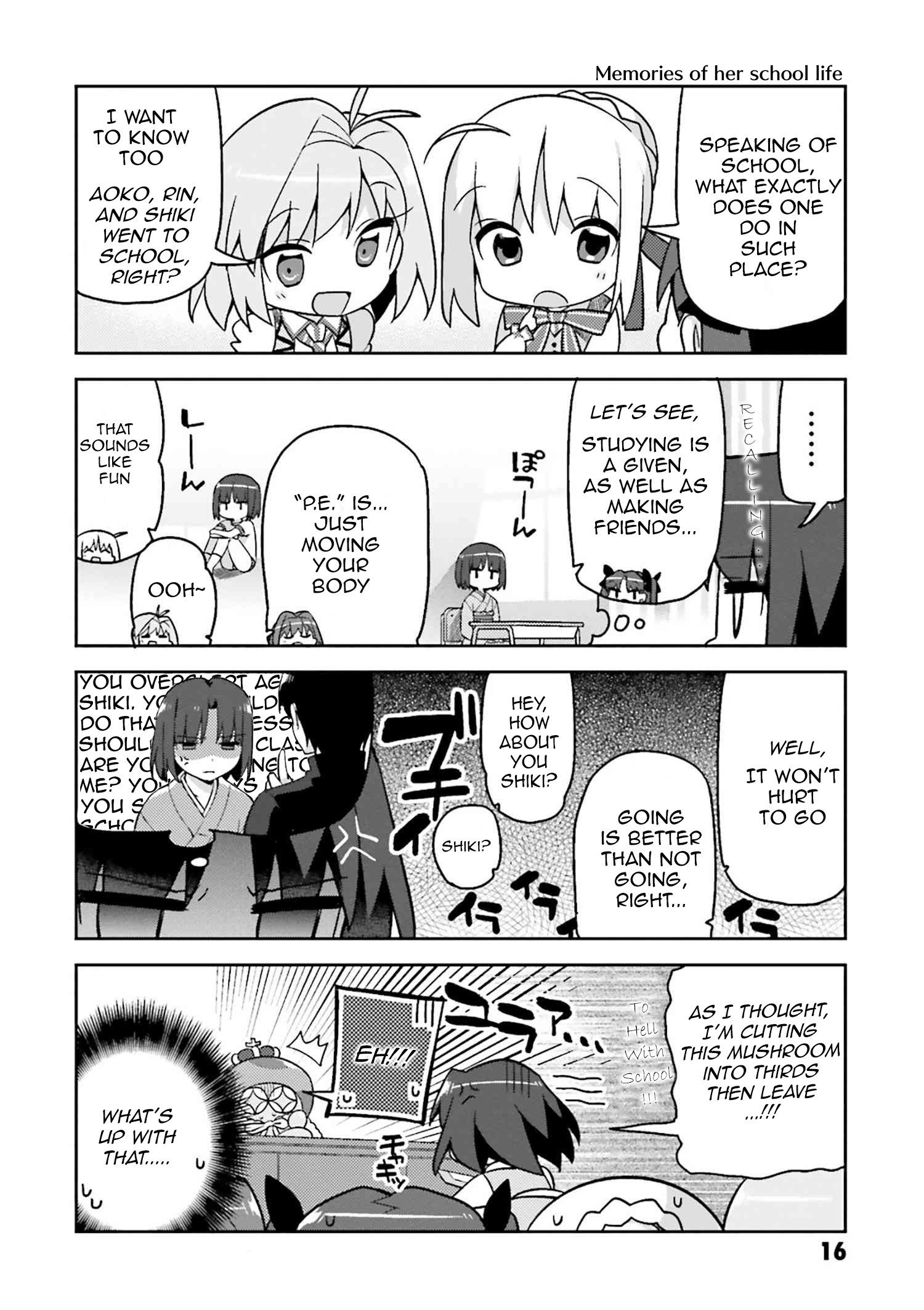 Type-Moon Gakuen - Chibi Chuki! 1st Period: Starting Bell 第18页