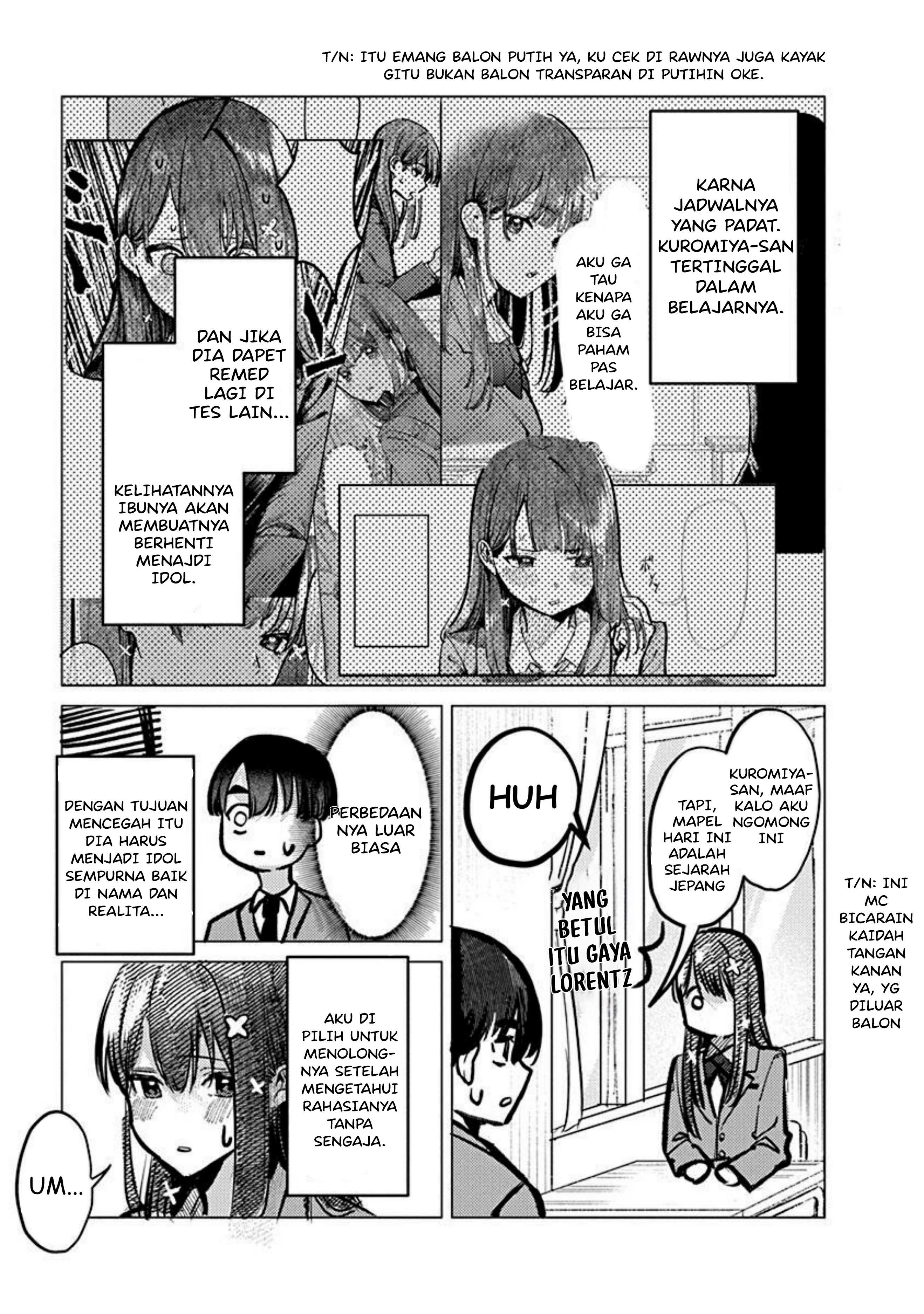 Houkago no Idol ni wa Himitsu ga Aru Kelemahan Kuromiya-san 第8页