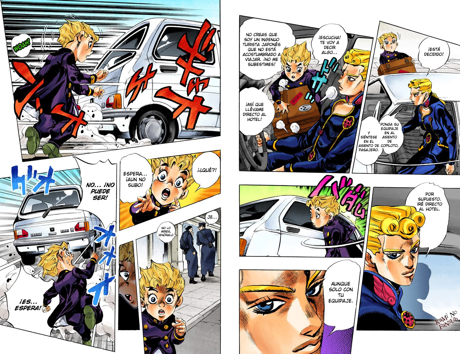 JoJo no Kimyou na Bouken Part 5: Ougon no Kaze (Official Colored) Gold Experience Parte 1 第9页