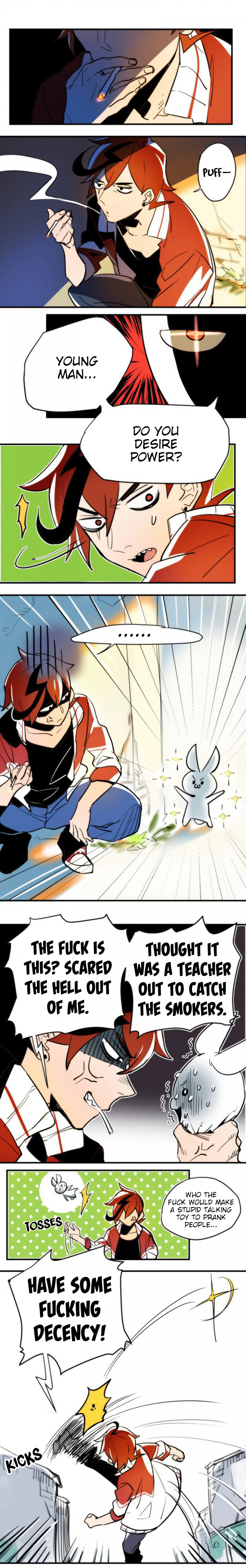 The Exploding Girl Young Man, Do You Desire Power? 第1页
