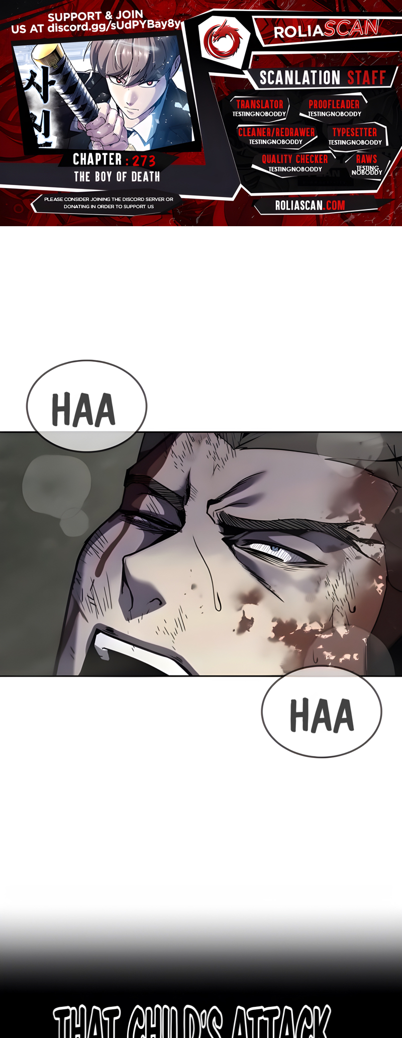 The Boy of Death Ch. 273 第1页