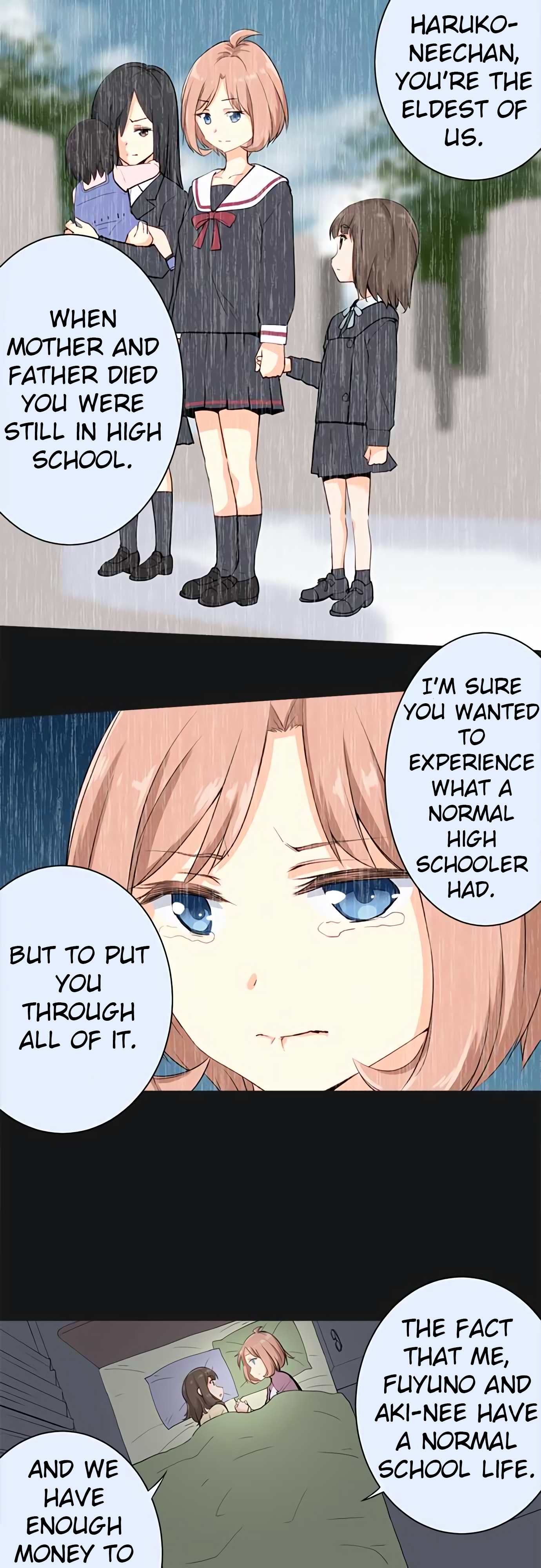 Amanogawa Ke no Yon Shimai A Kind Person Knows What Is Suffering The Most Comparing To Other... 第17页