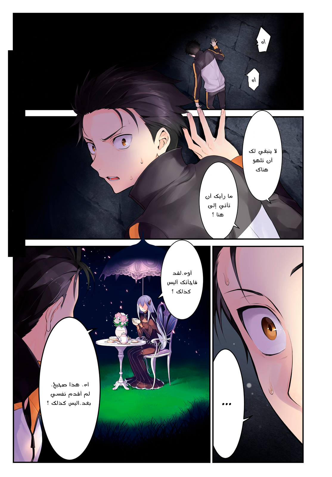 Re:Zero kara Hajimeru Isekai Seikatsu: Dai 4-shou—Seiiki to Gouyoku no Majo المكان الذي عادوا إليه 第1页