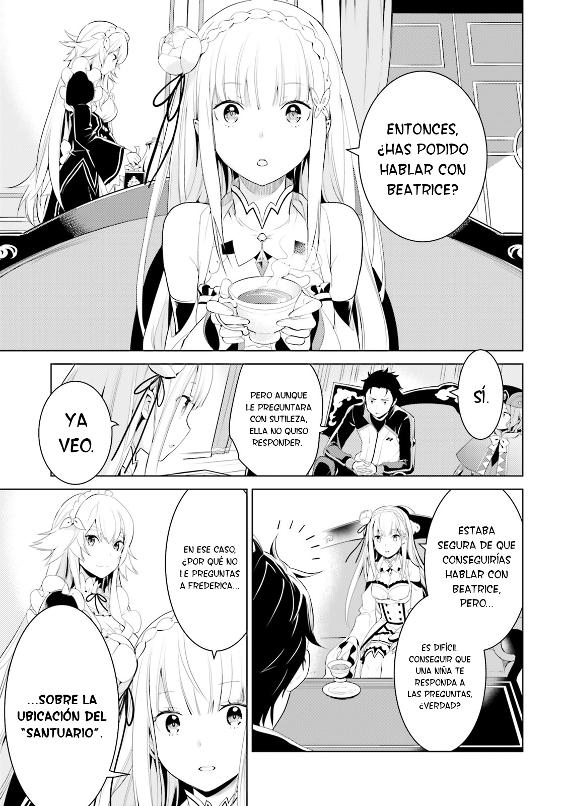 Re:Zero kara Hajimeru Isekai Seikatsu: Dai 4-shou—Seiiki to Gouyoku no Majo Reencuentros y transcursos 第28页