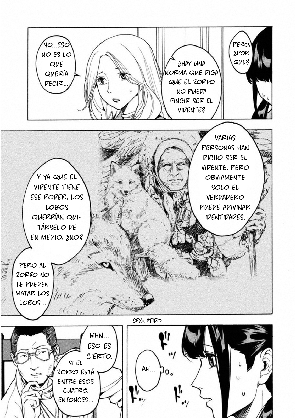 Jinrou Game: Crazy Fox Luz Oscura 第4页
