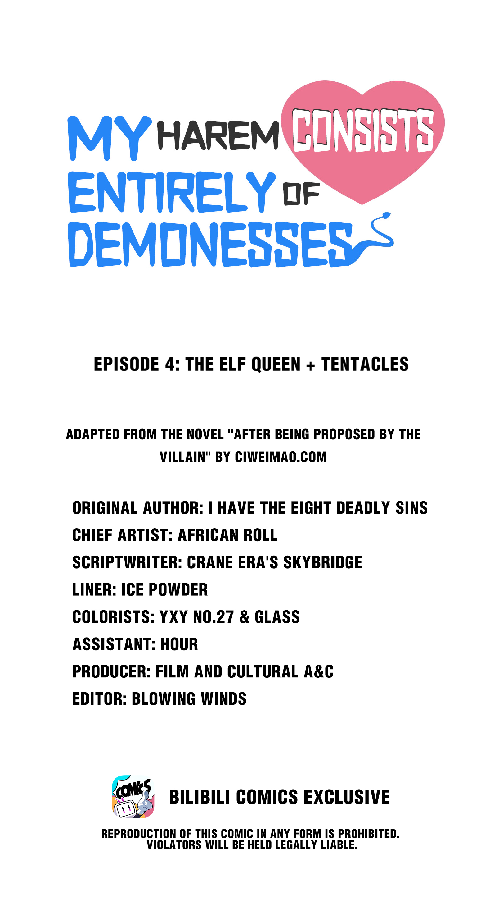 My Harem Consists Entirely of Female Demon Villains The Elf Queen + Tentacles 第1页