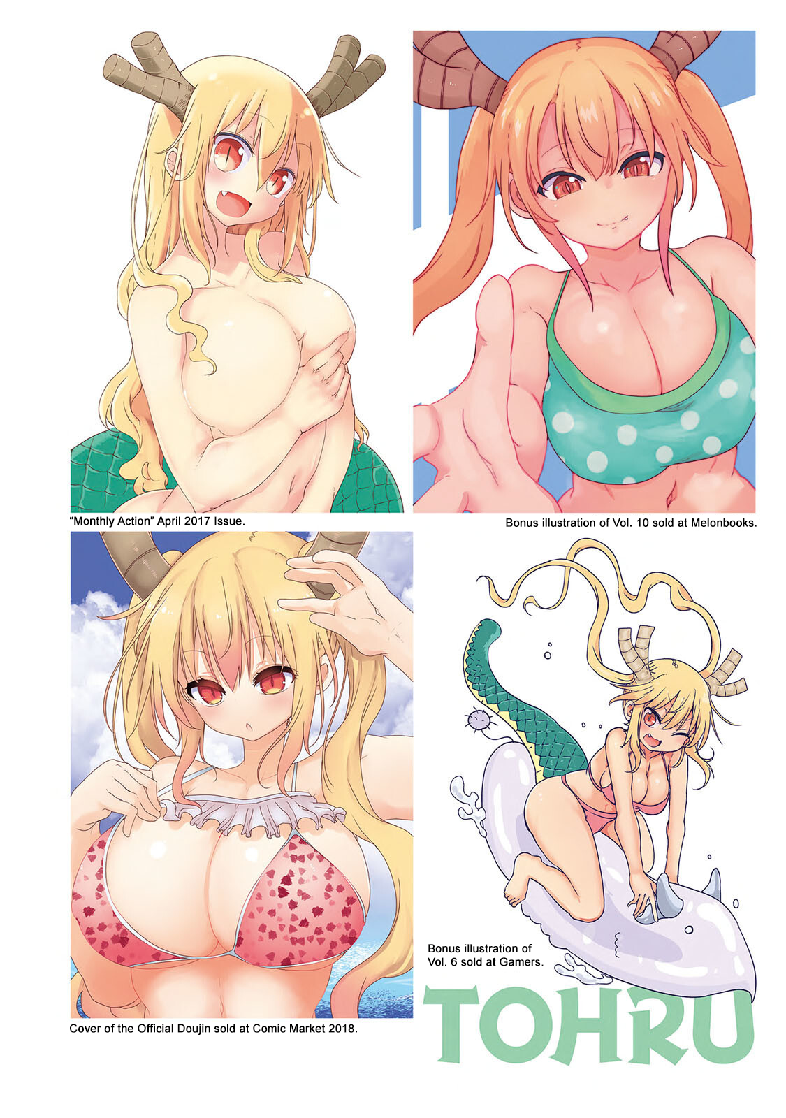 Kobayashi-san Chi no Maid Dragon Official Guidebook 第4页