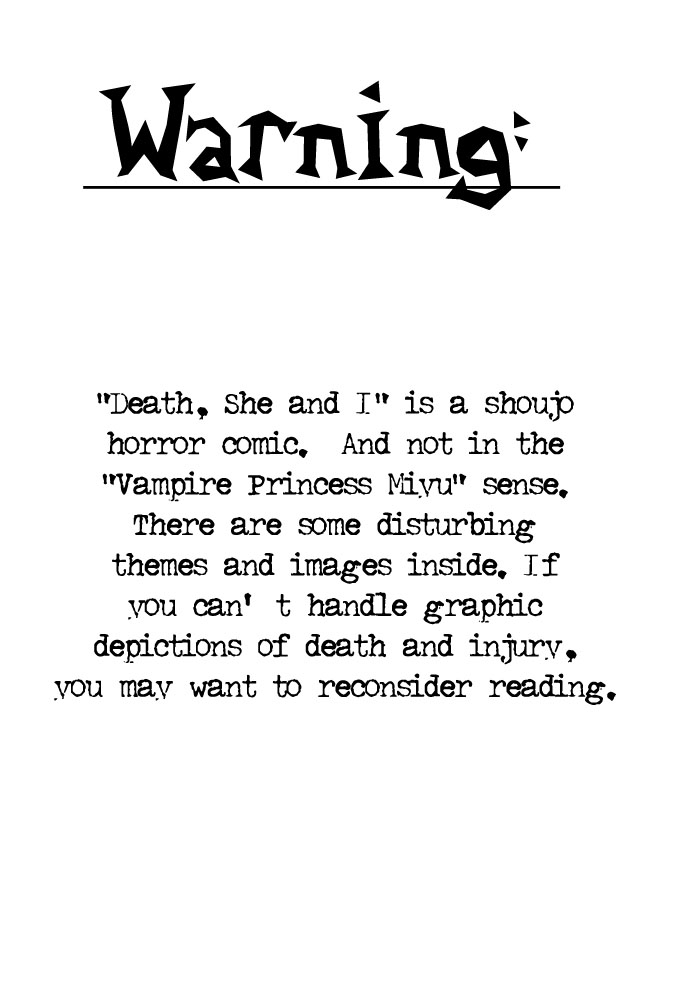 Death, She and I 第3页