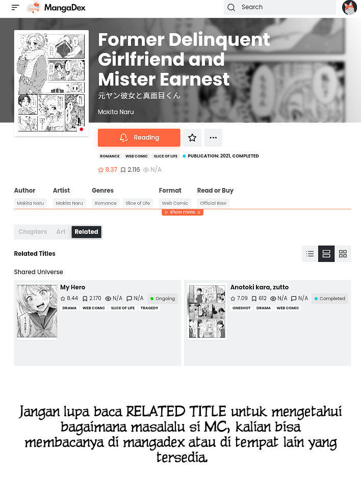 Former Delinquent Girlfriend and Mister Earnest Ulang tahun : 12/29 第3页
