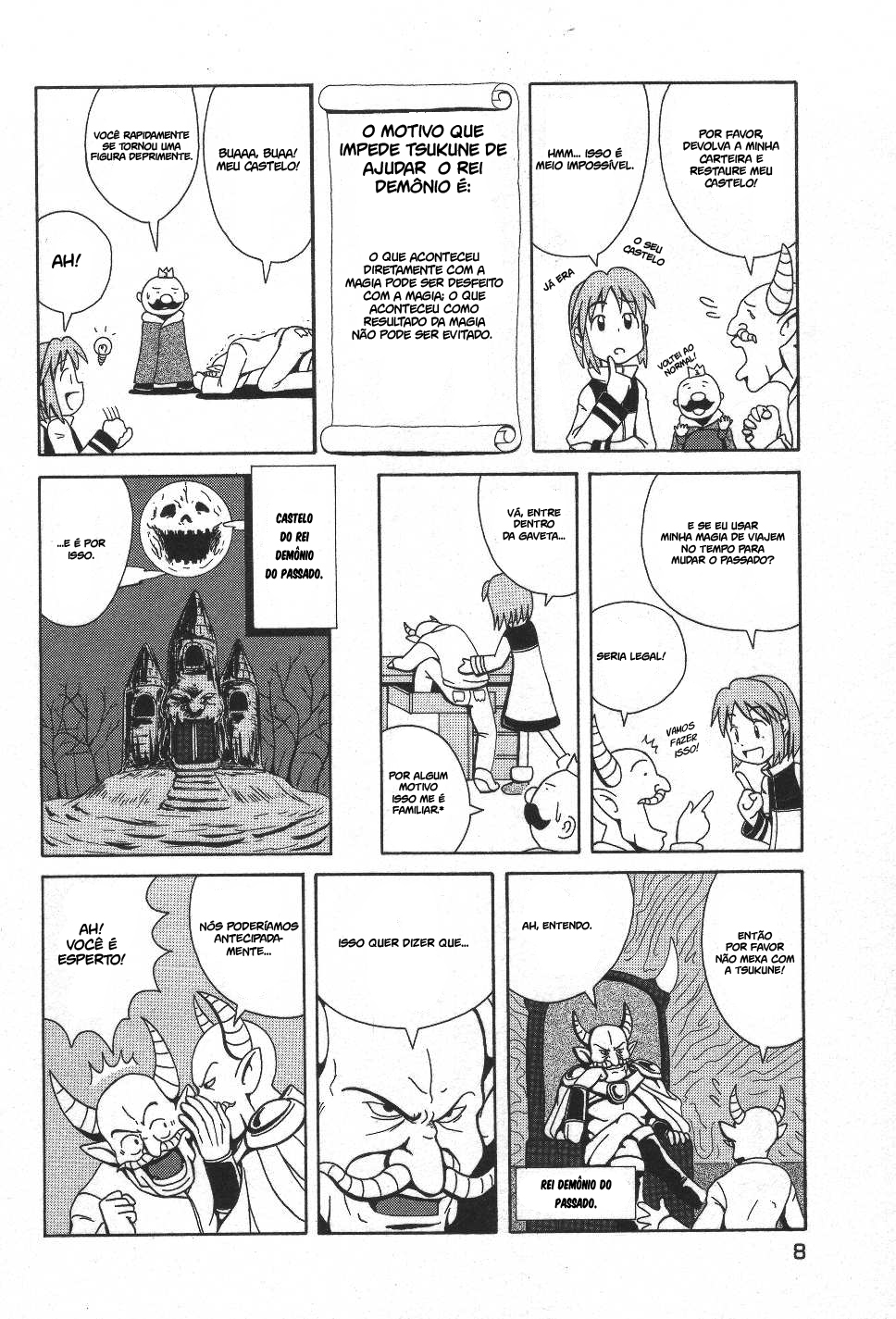 Majokko Tsukune-chan Tsukune-chan vs. O Rei Demônio 第9页