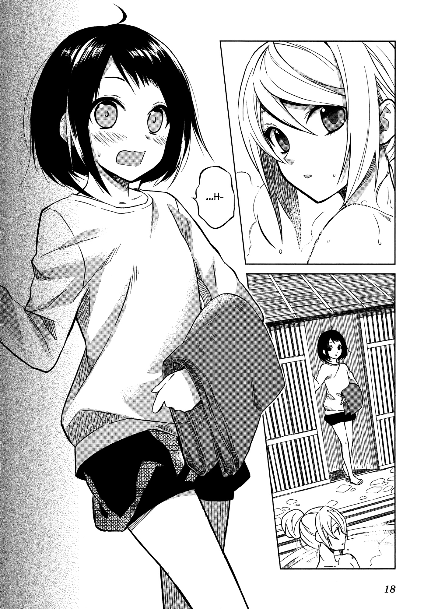 Riko to Haru to Onsen to Iruka Riko y Haru y baño al aire libre. 第18页