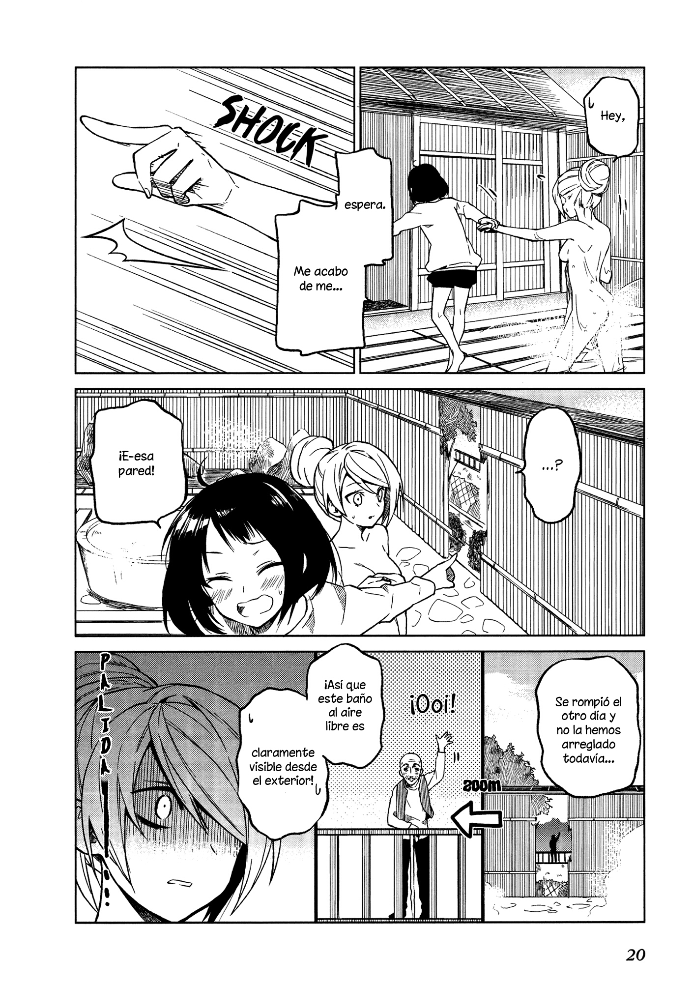 Riko to Haru to Onsen to Iruka Riko y Haru y baño al aire libre. 第20页