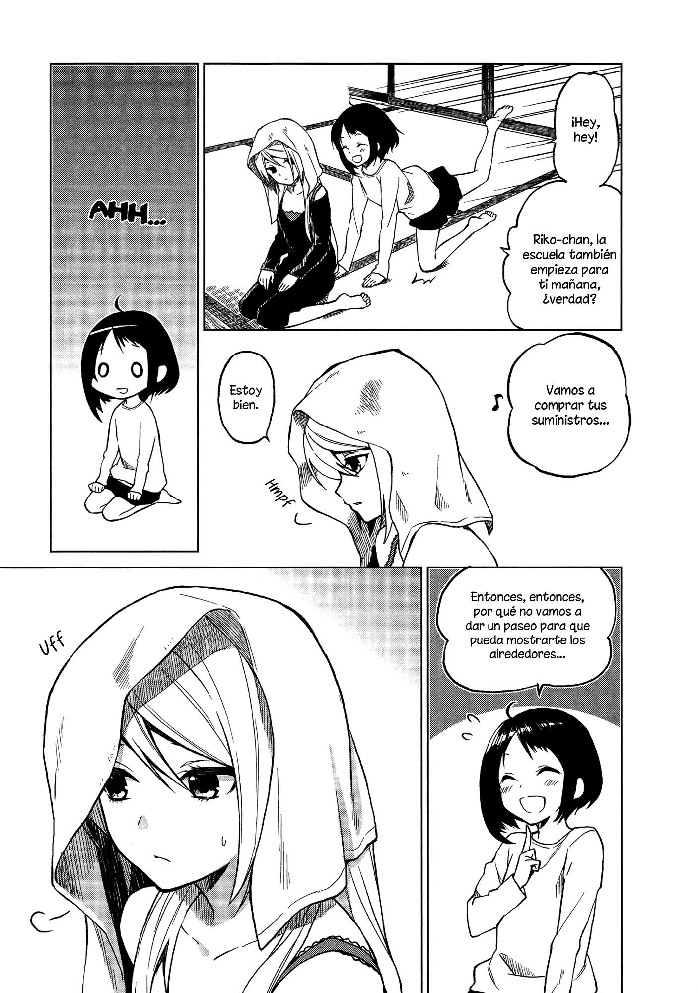 Riko to Haru to Onsen to Iruka Riko y Haru y baño al aire libre. 第23页