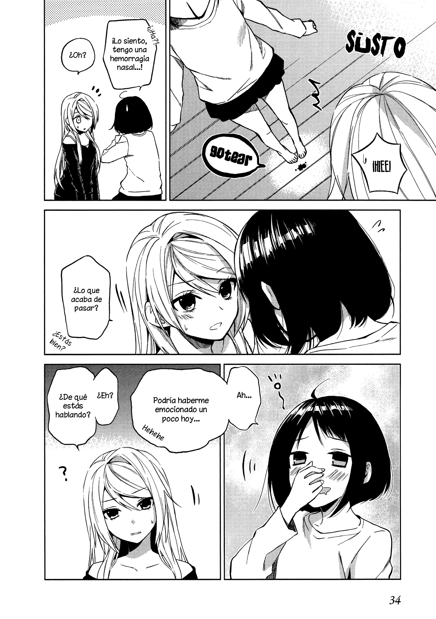 Riko to Haru to Onsen to Iruka Riko y Haru y baño al aire libre. 第34页