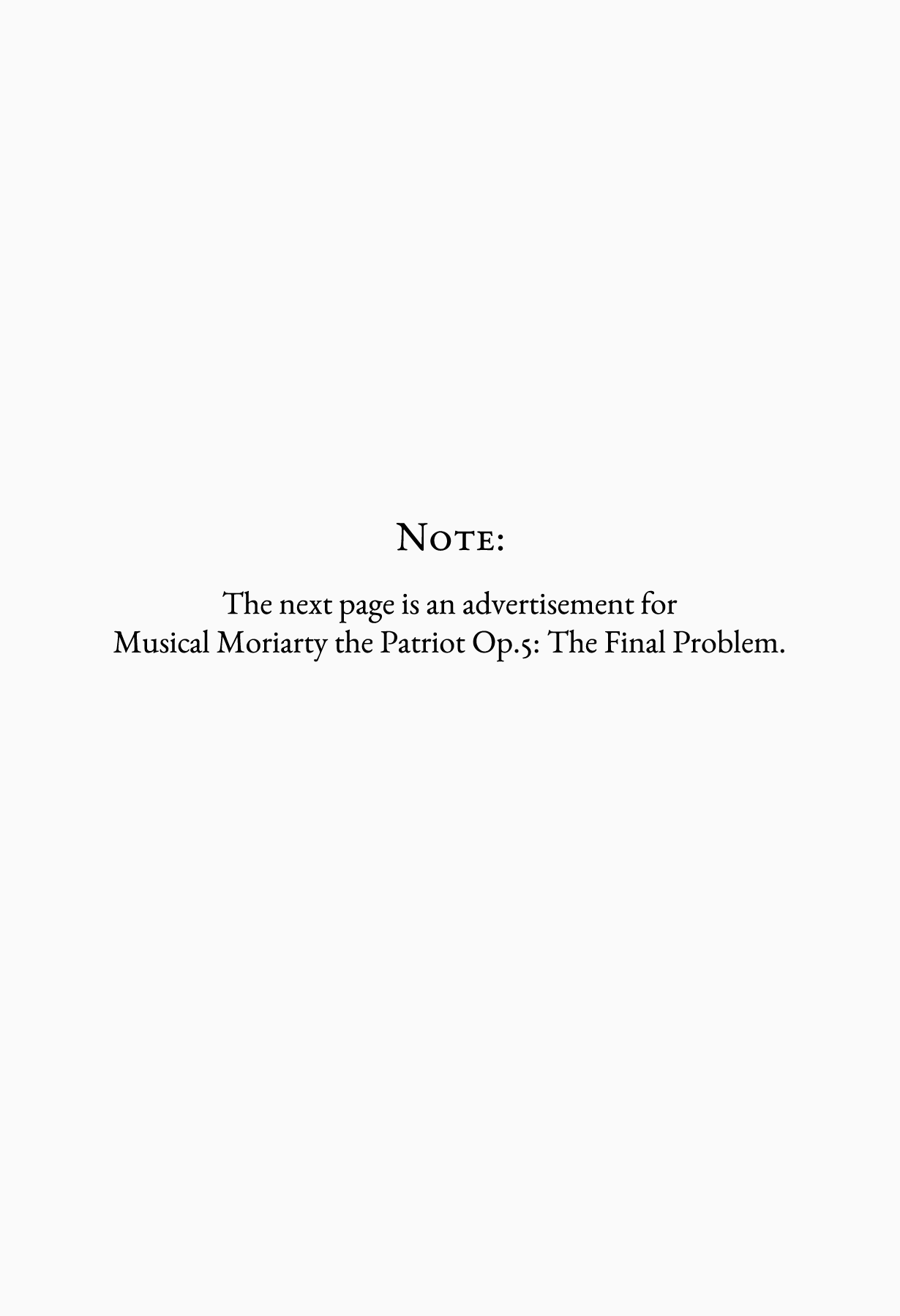 Yuukoku no Moriarty: The Remains 第2页