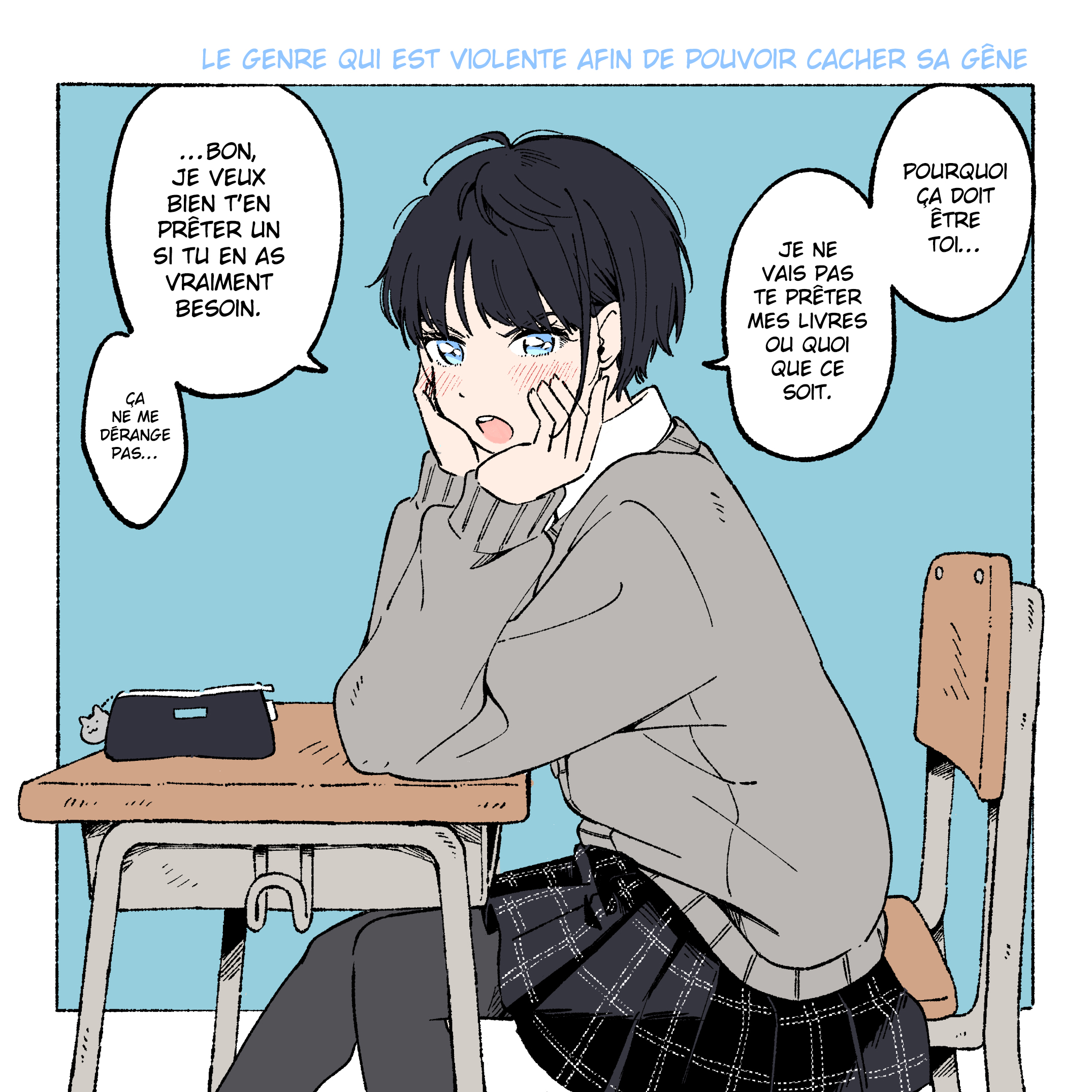Situation Des fille qui changent de siége pour s'assoir a coté de la personne qu'elles aiment 第2页