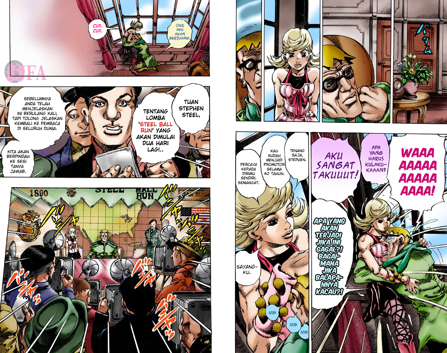 JoJo no Kimyou na Bouken: Steel Ball Run(Official Colored) Konferensi Pers Steel Ball Run 第18页