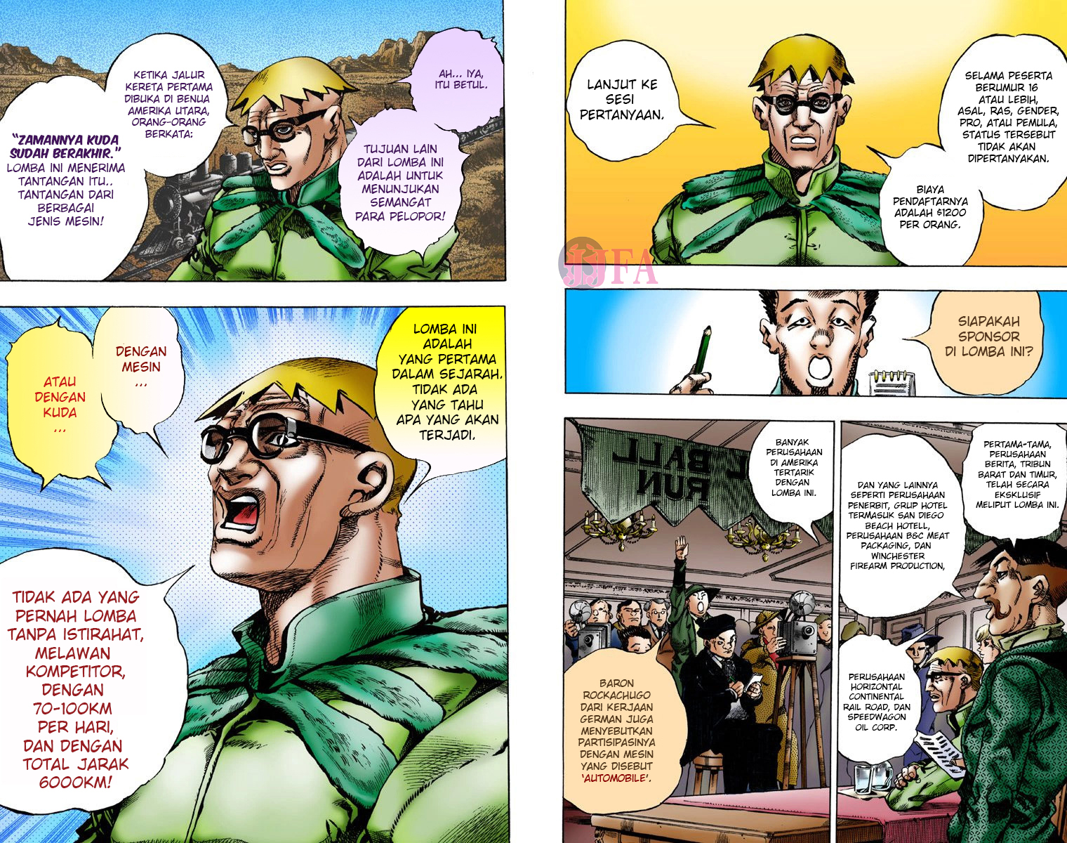 JoJo no Kimyou na Bouken: Steel Ball Run(Official Colored) Konferensi Pers Steel Ball Run 第20页
